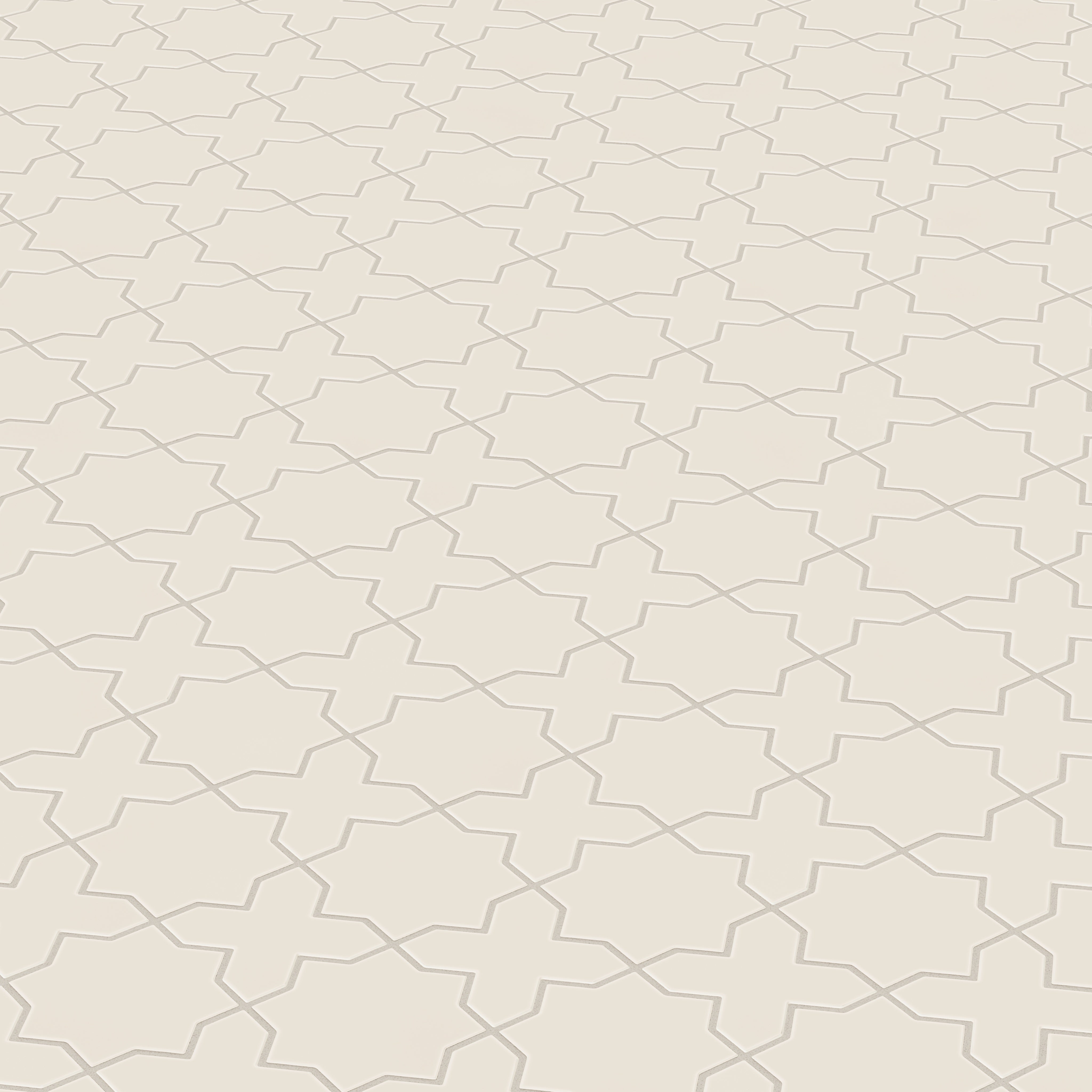 Mini Star & Cross Original Ceramic Tile in Sand Dune Matte
