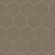 6" Hexagon Original Ceramic Tile in Sandstone Matte