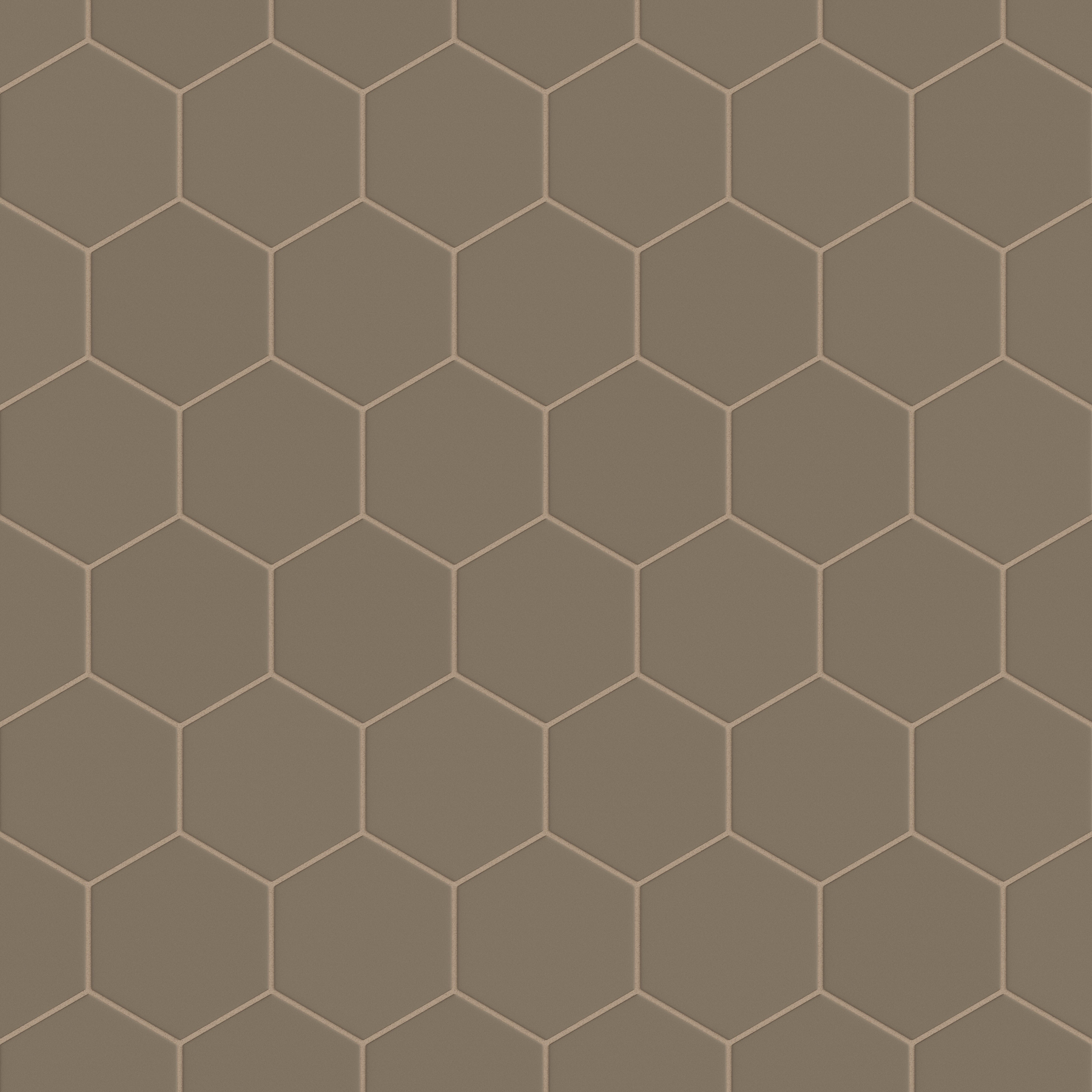 6" Hexagon Original Ceramic Tile in Sandstone Matte