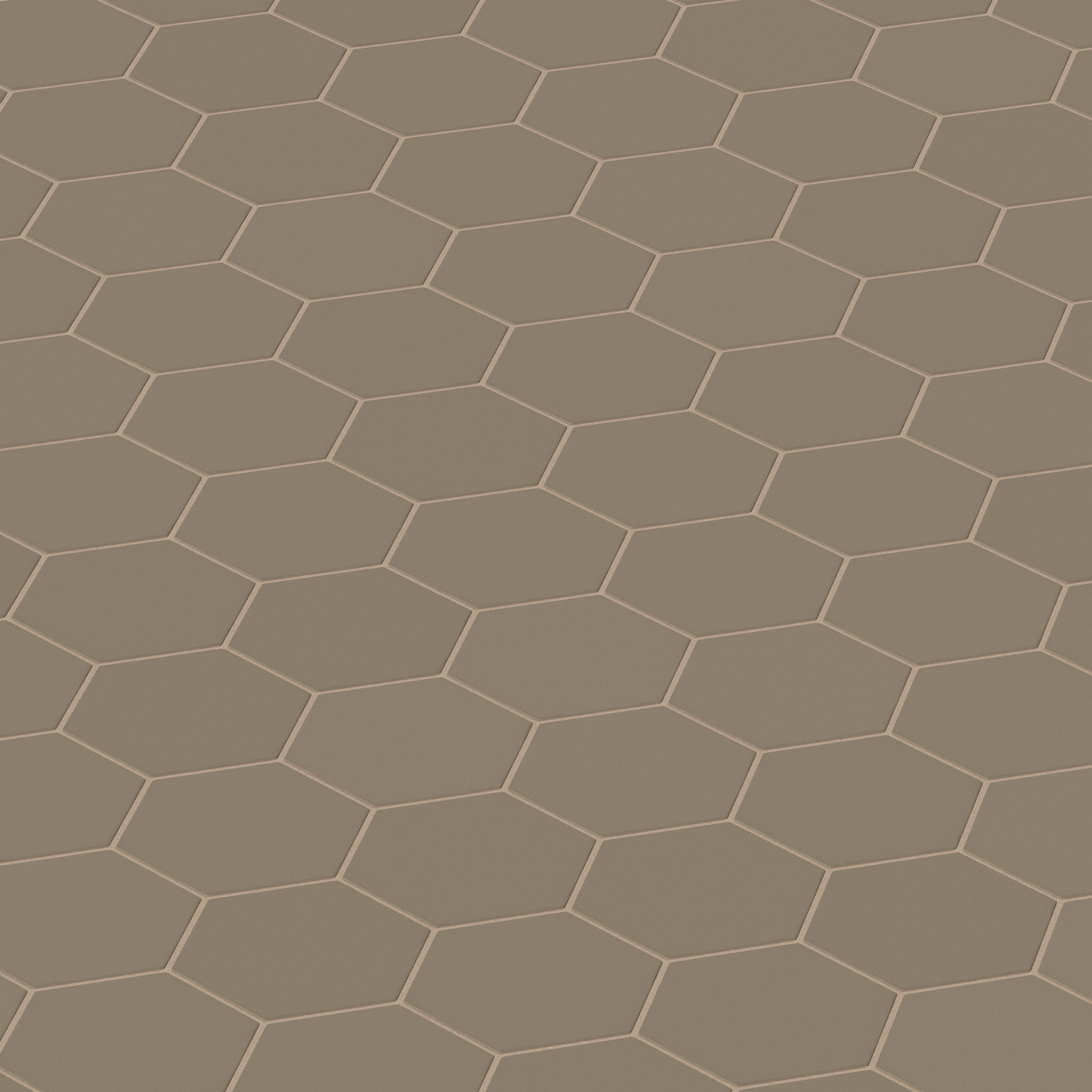 6" Hexagon Original Ceramic Tile in Sandstone Matte