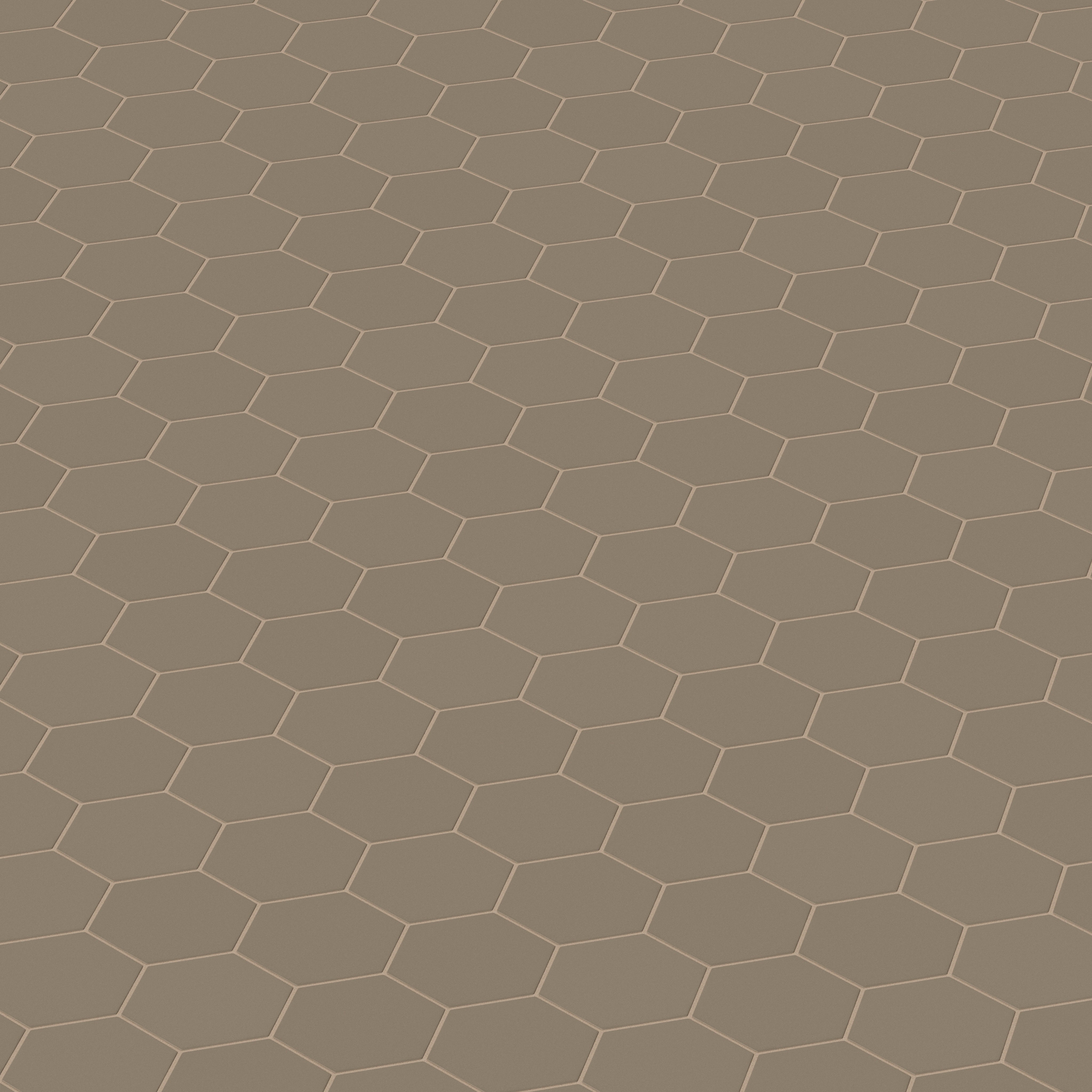 6" Hexagon Original Ceramic Tile in Sandstone Matte
