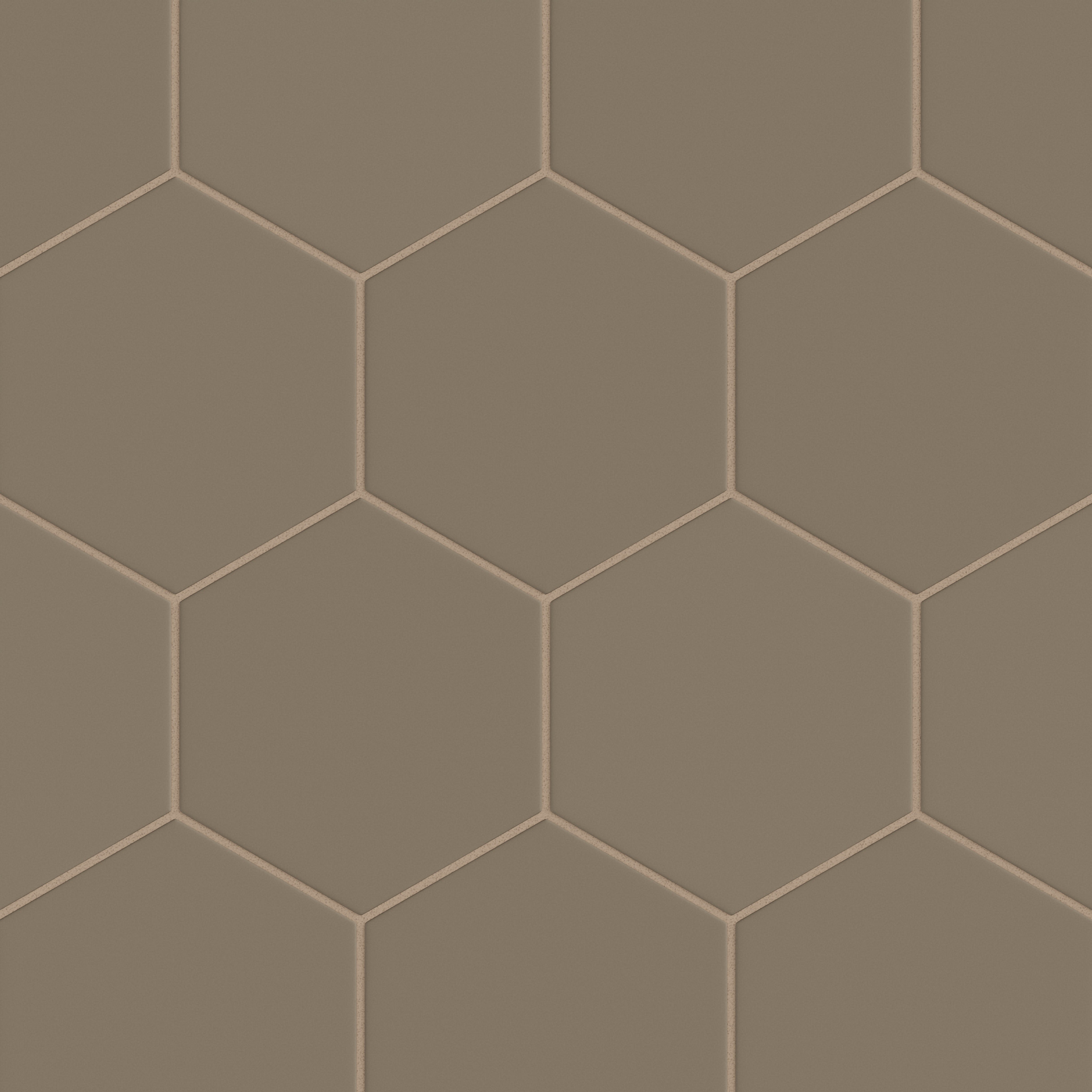 8" Hexagon Original Ceramic Tile in Sandstone Matte