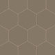 8" Hexagon Original Ceramic Tile in Sandstone Matte