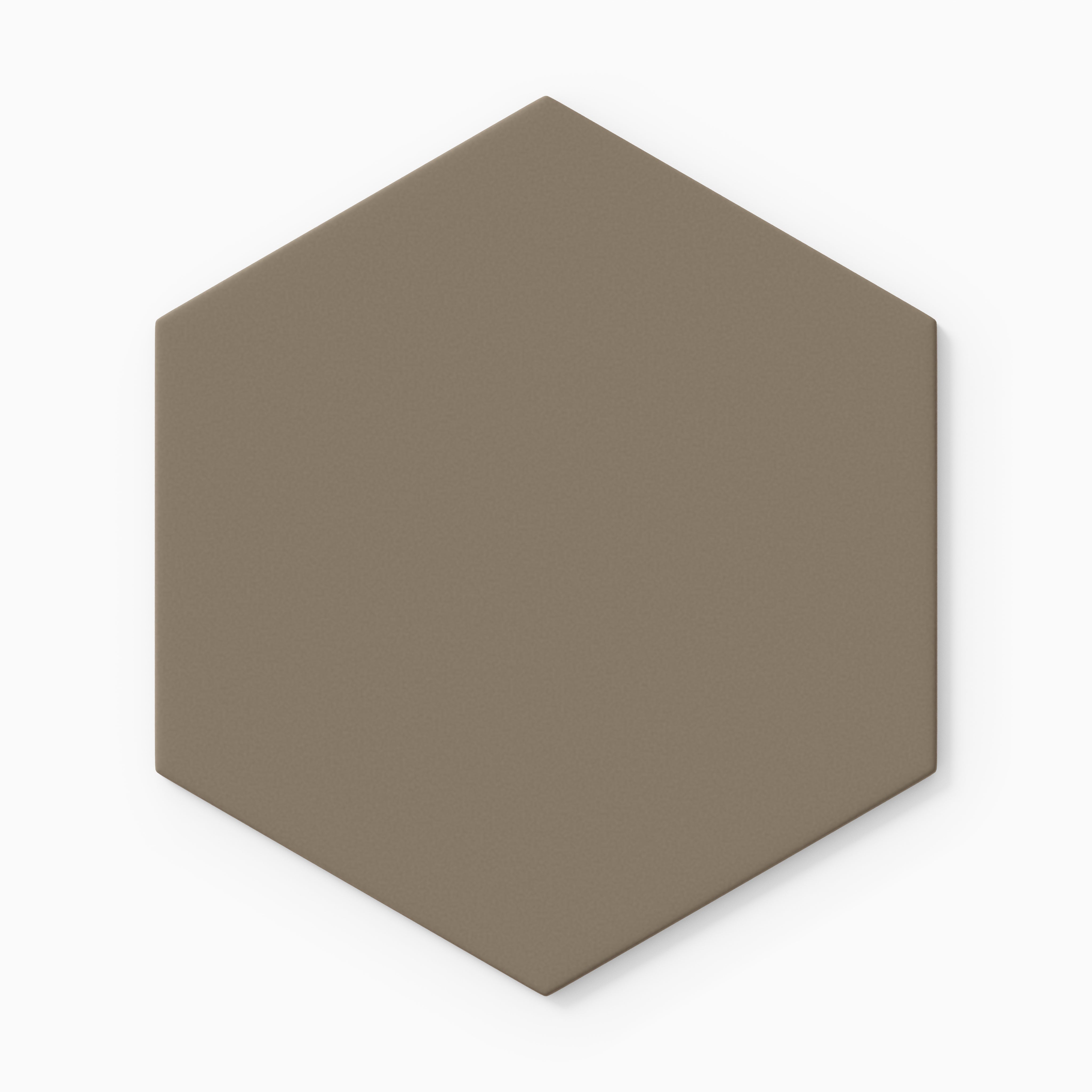 8" Hexagon Original Ceramic Tile in Sandstone Matte