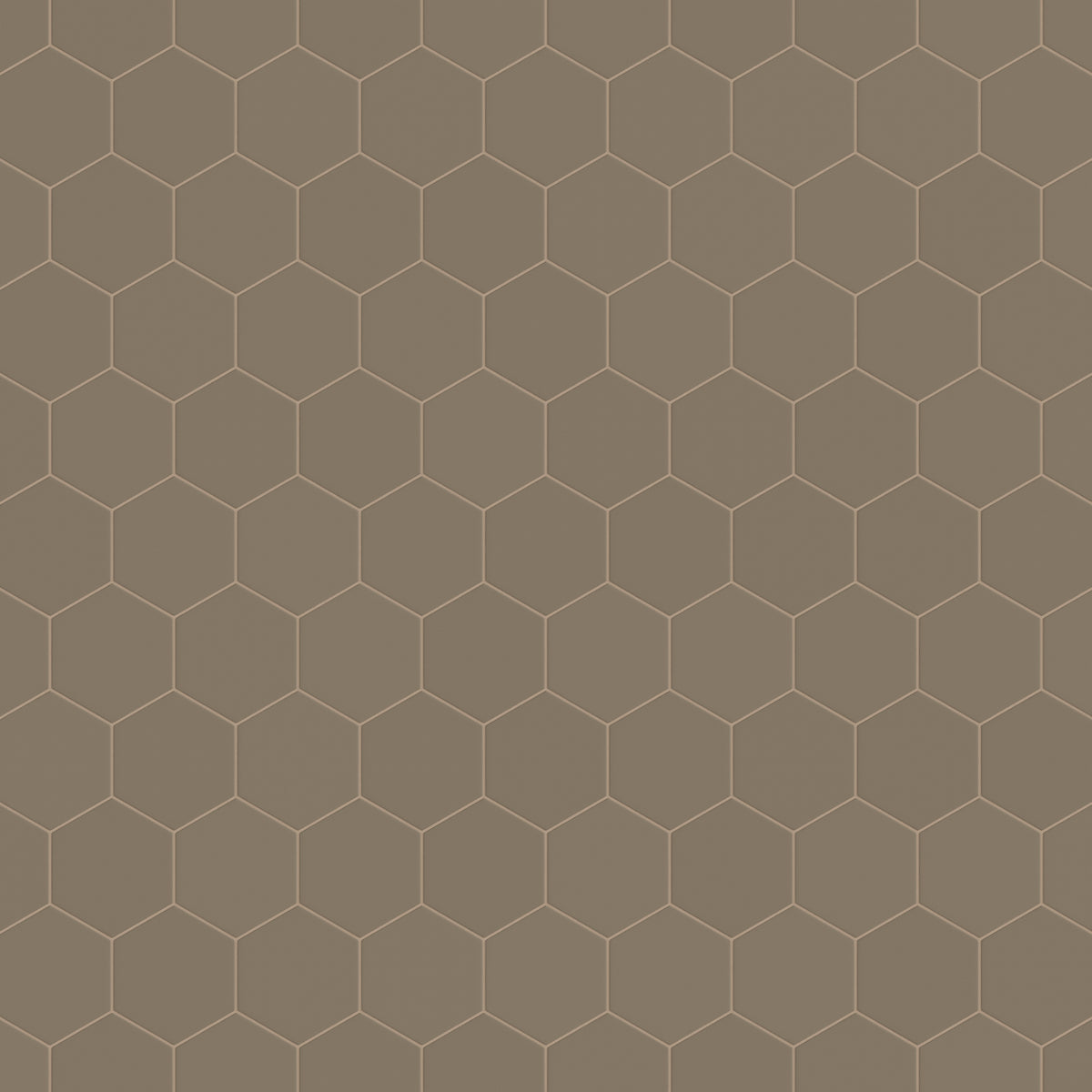 8" Hexagon Original Ceramic Tile in Sandstone Matte