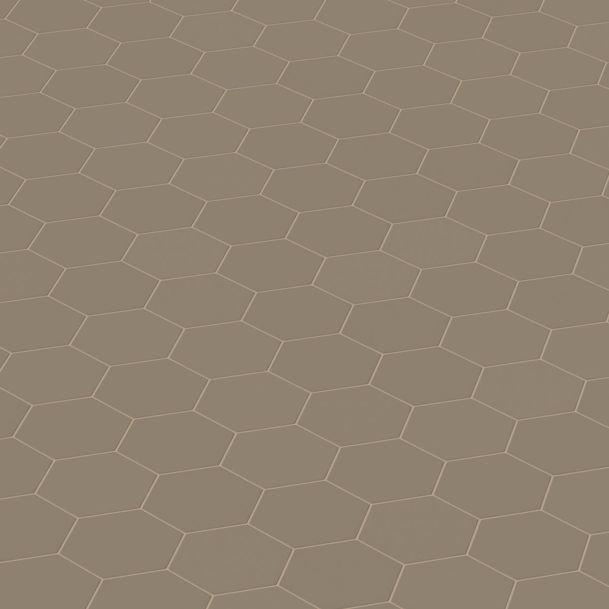 8" Hexagon Original Ceramic Tile in Sandstone Matte