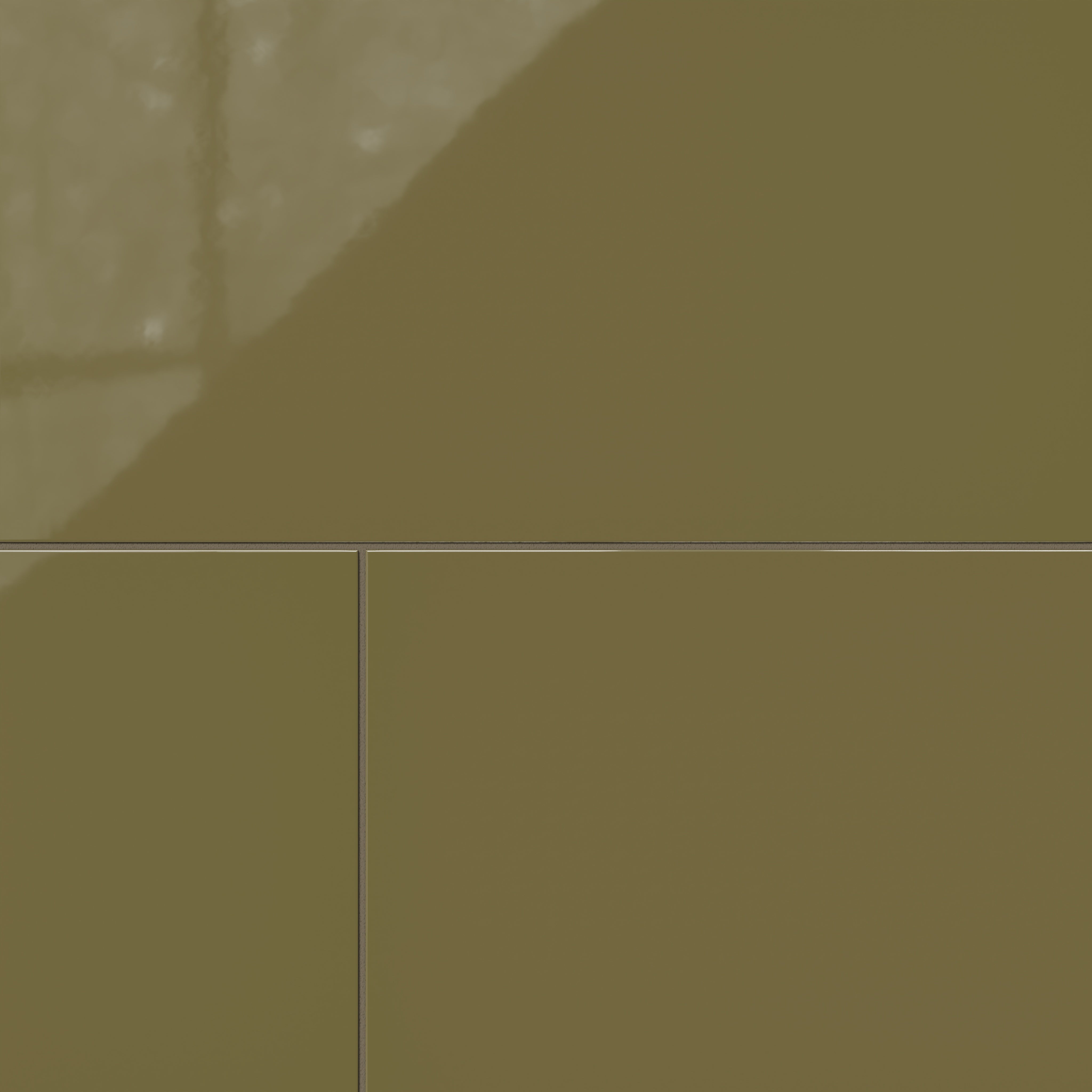 12x24 Natural Press Ceramic Tile in Sap Green Gloss
