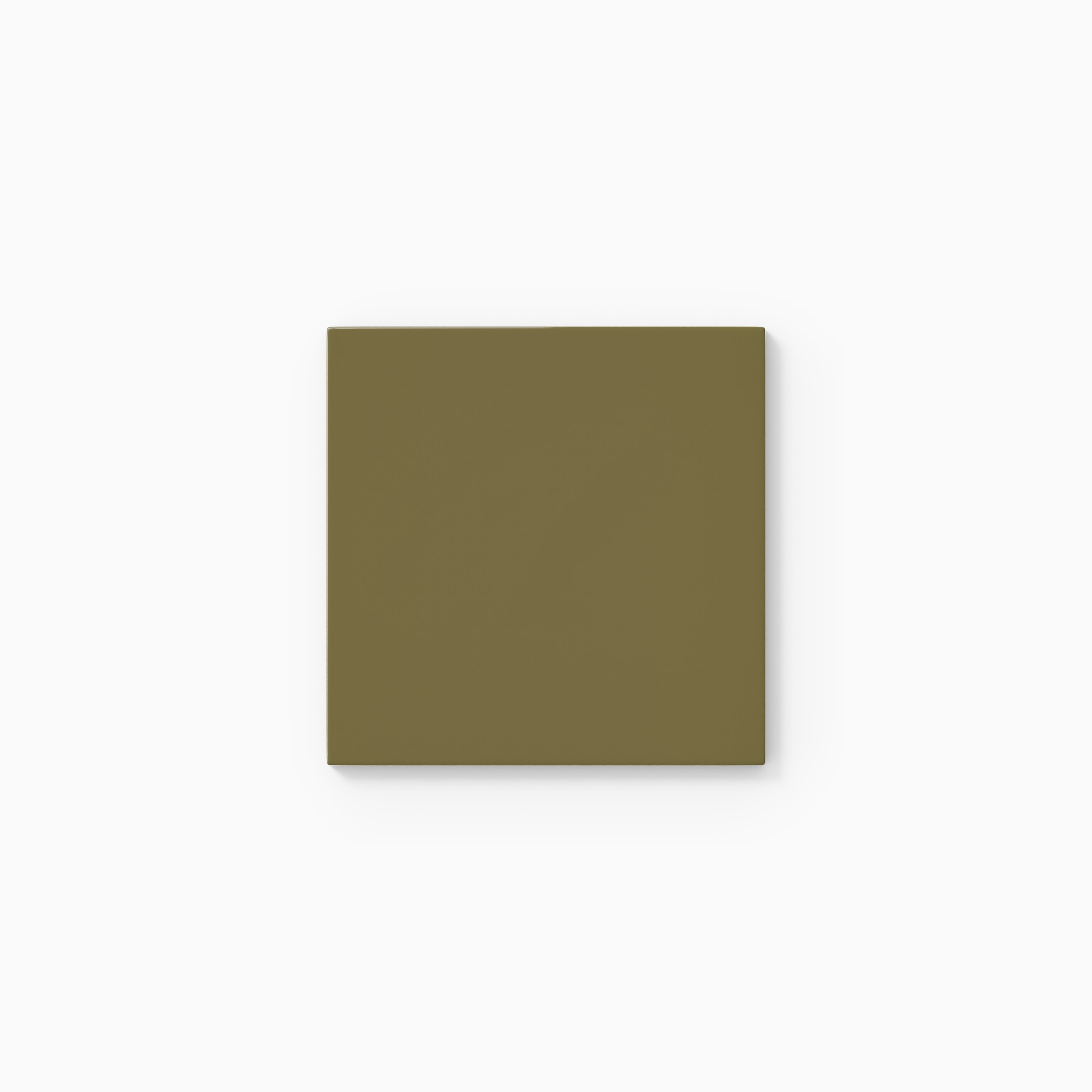4x4 Natural Press Ceramic Tile in Sap Green Gloss