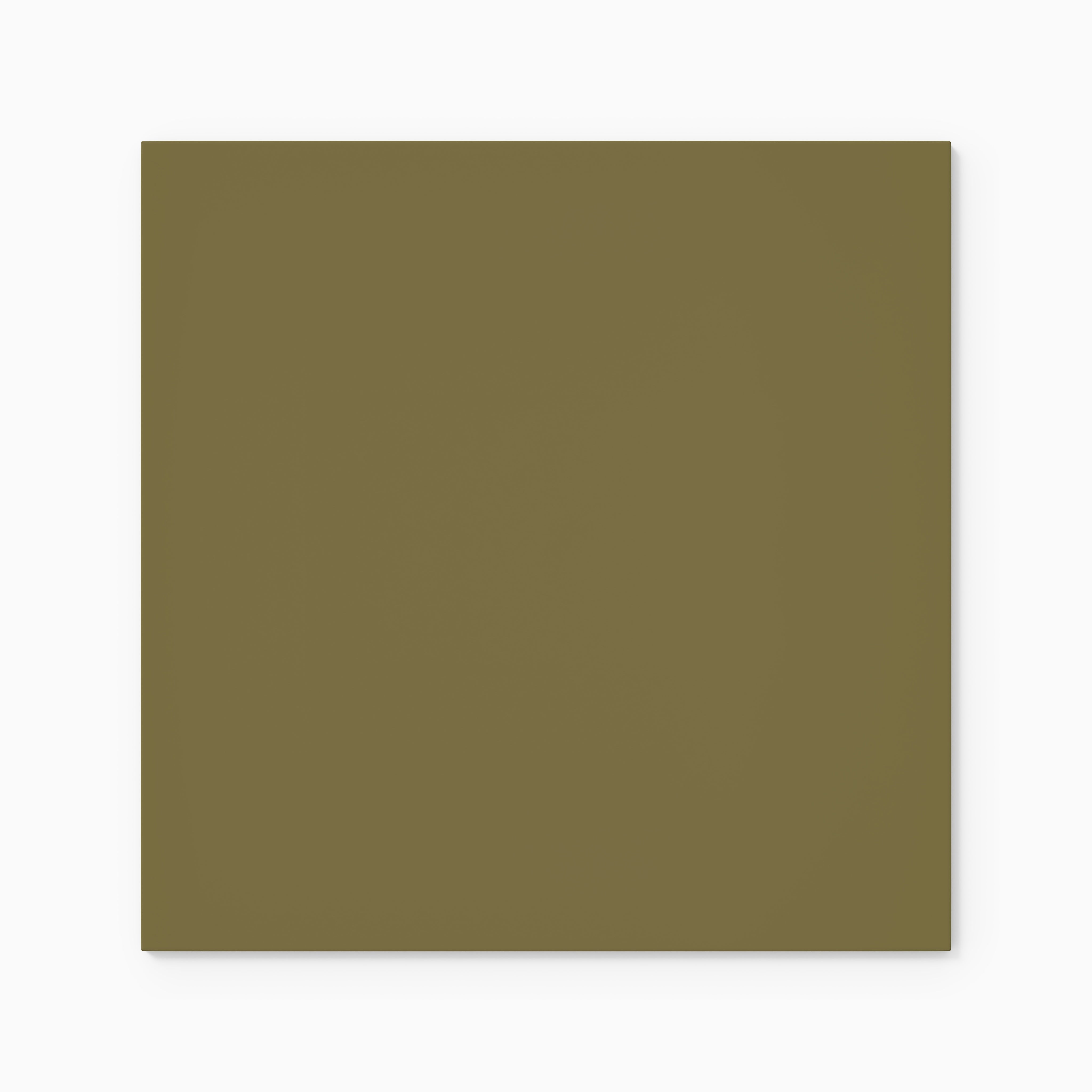 12x12 Natural Press Ceramic Tile in Sap Green Matte