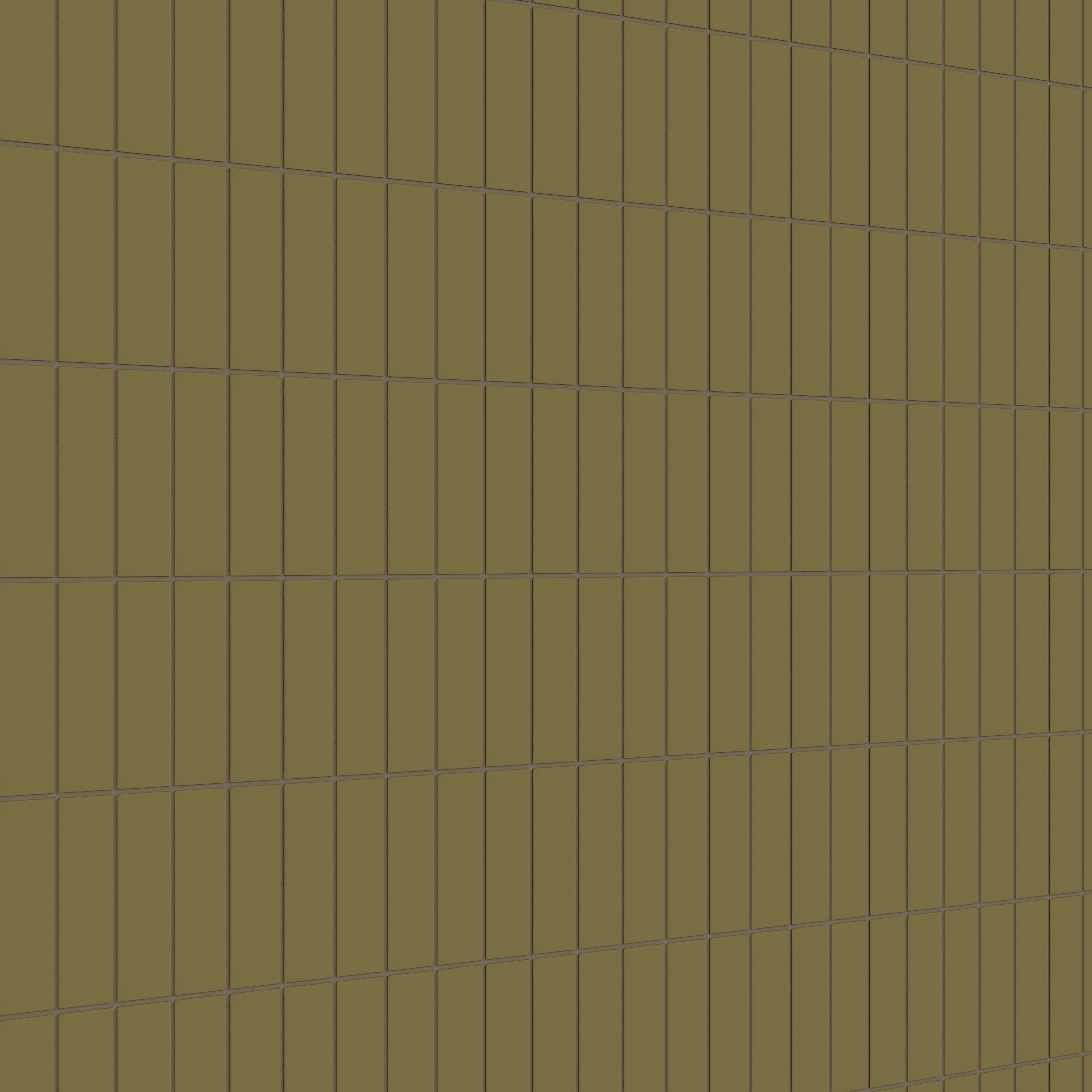 2x6 Natural Press Ceramic Tile in Sap Green Matte