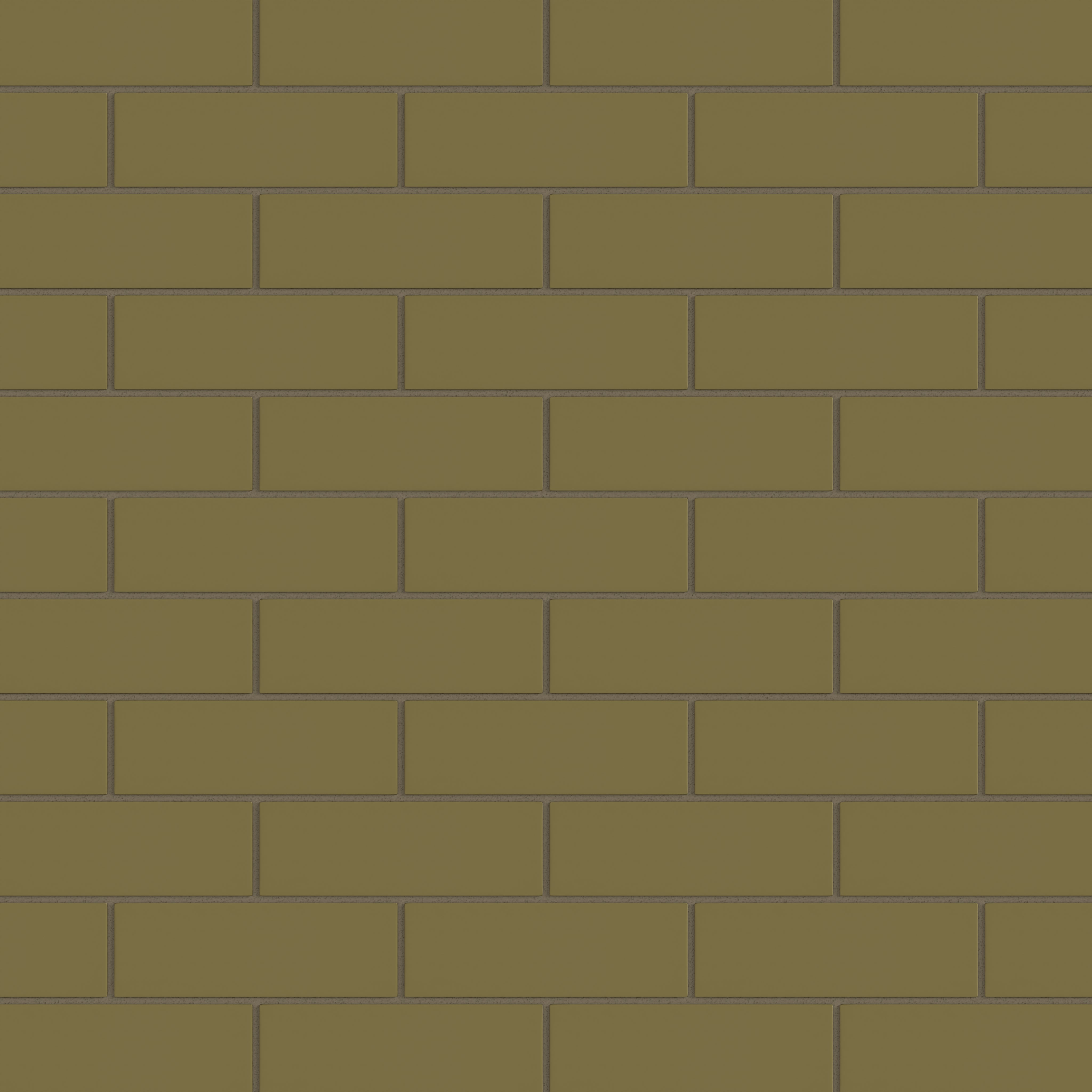 2x6 Natural Press Ceramic Tile in Sap Green Matte