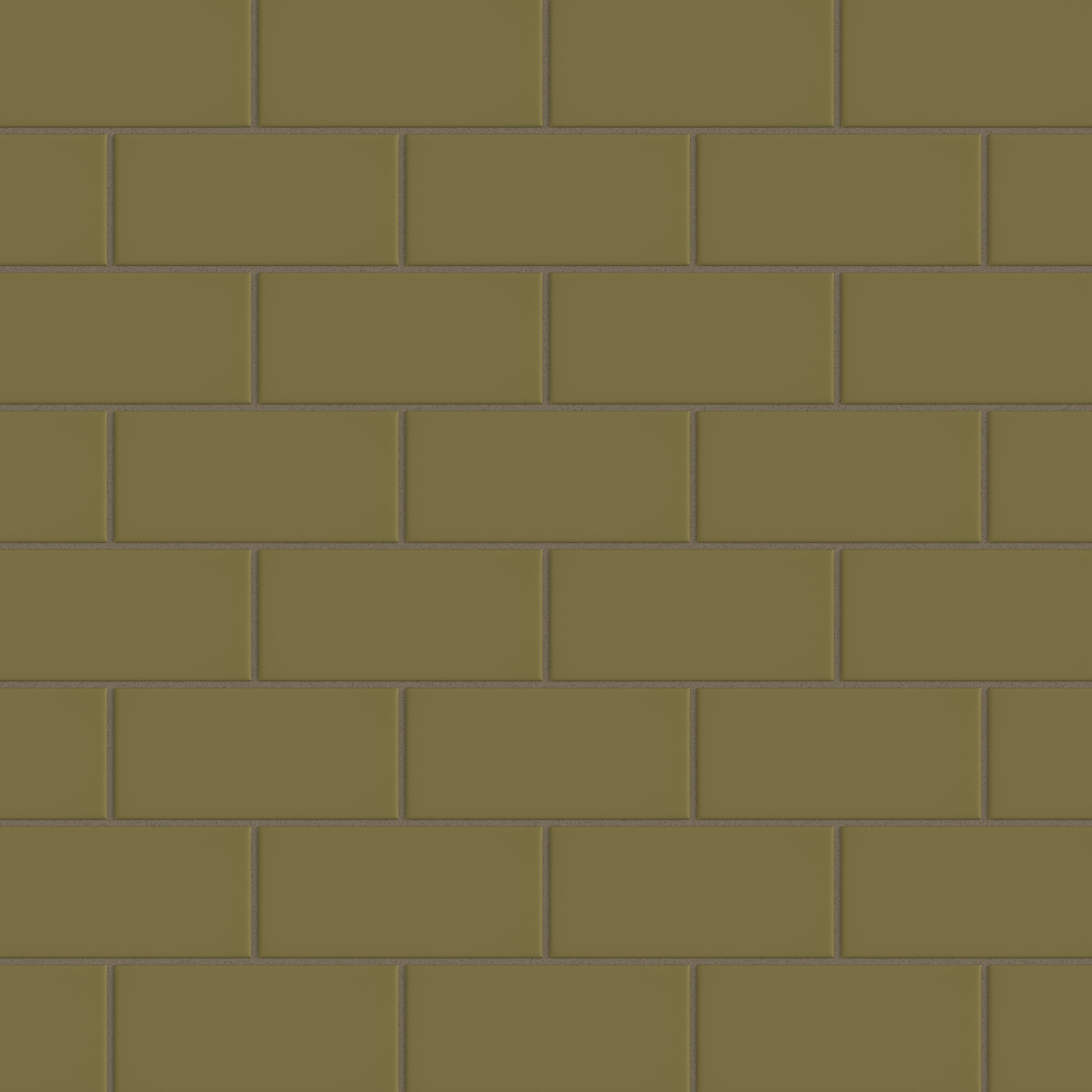 3x6 Natural Press Ceramic Tile in Sap Green Matte