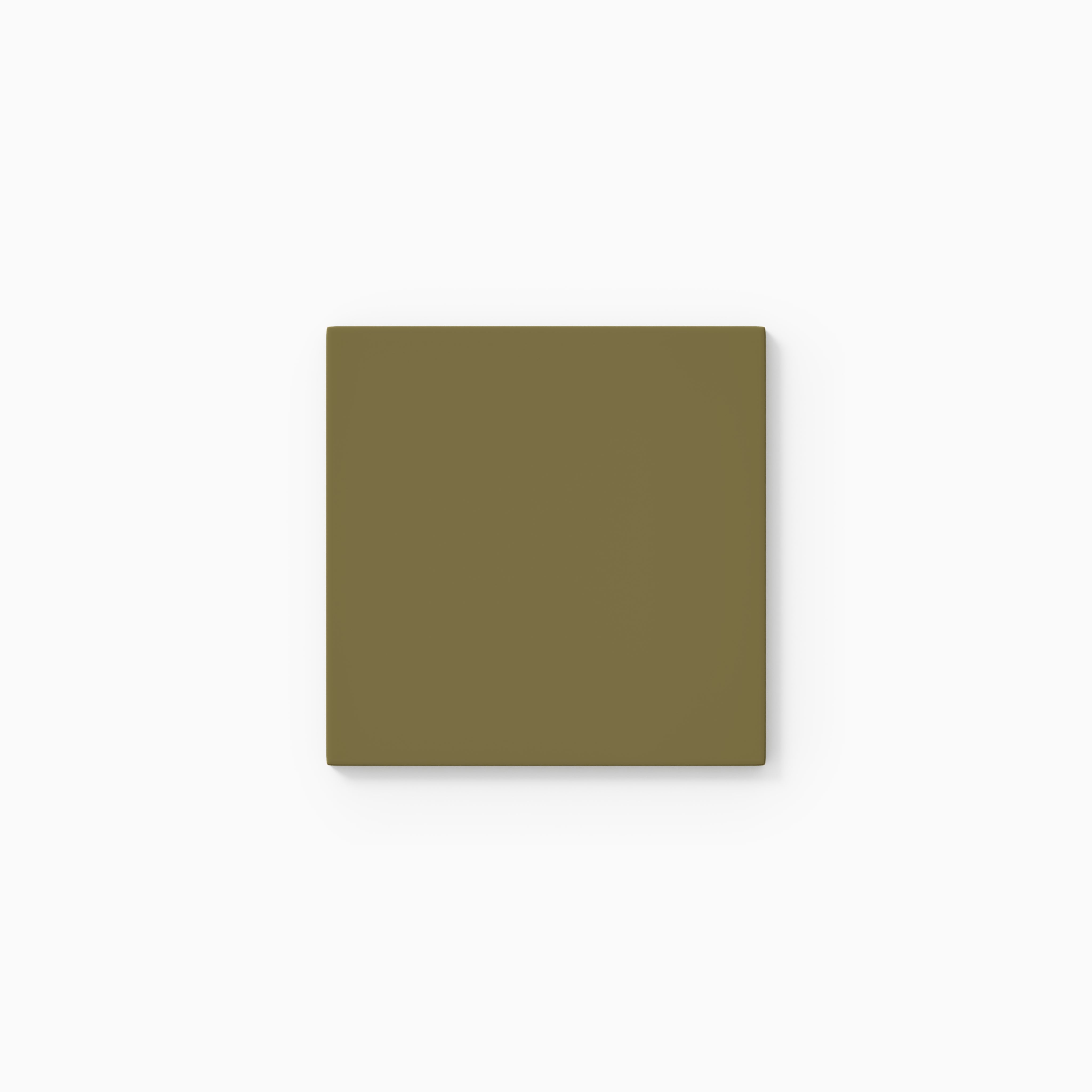 4x4 Natural Press Ceramic Tile in Sap Green Matte