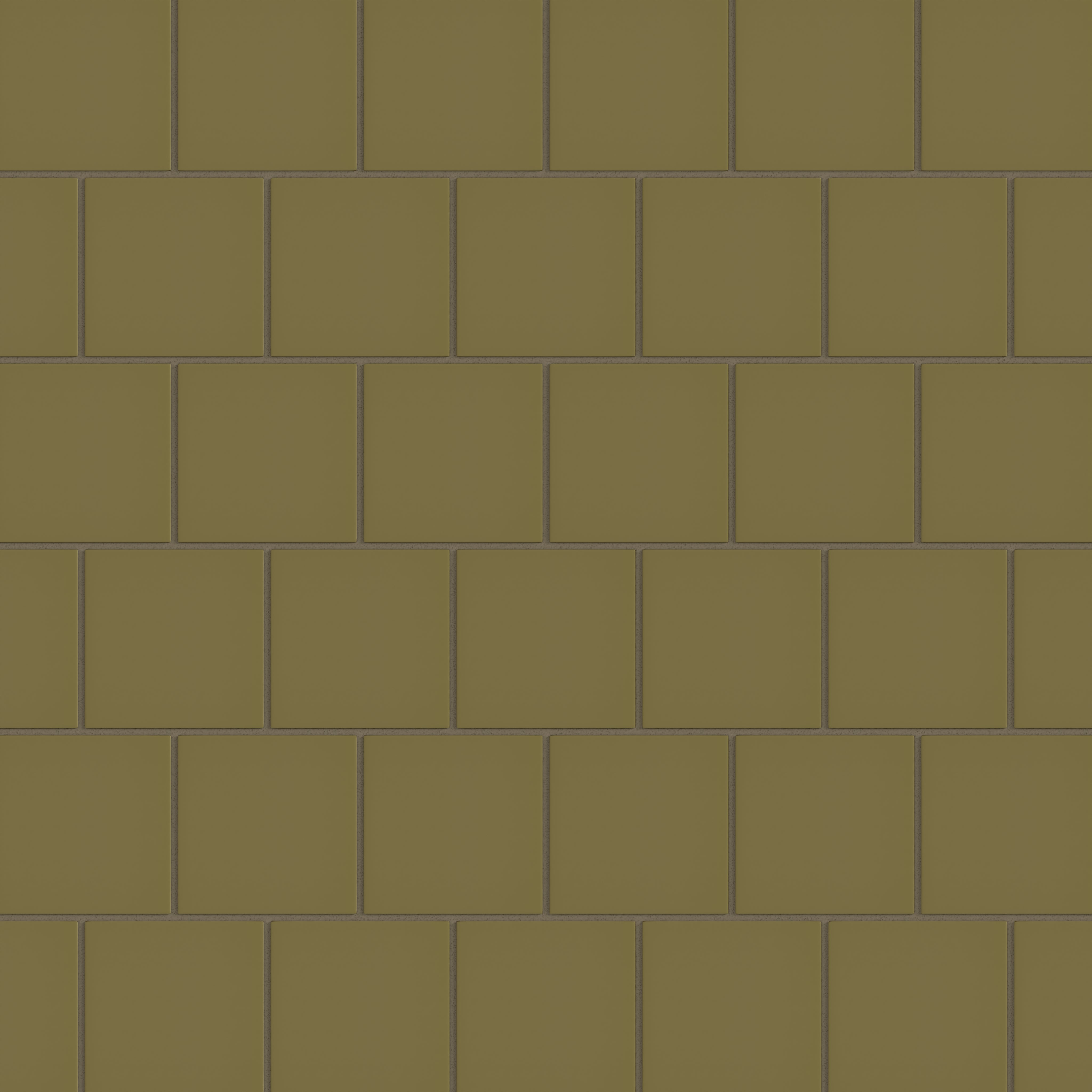 4x4 Natural Press Ceramic Tile in Sap Green Matte