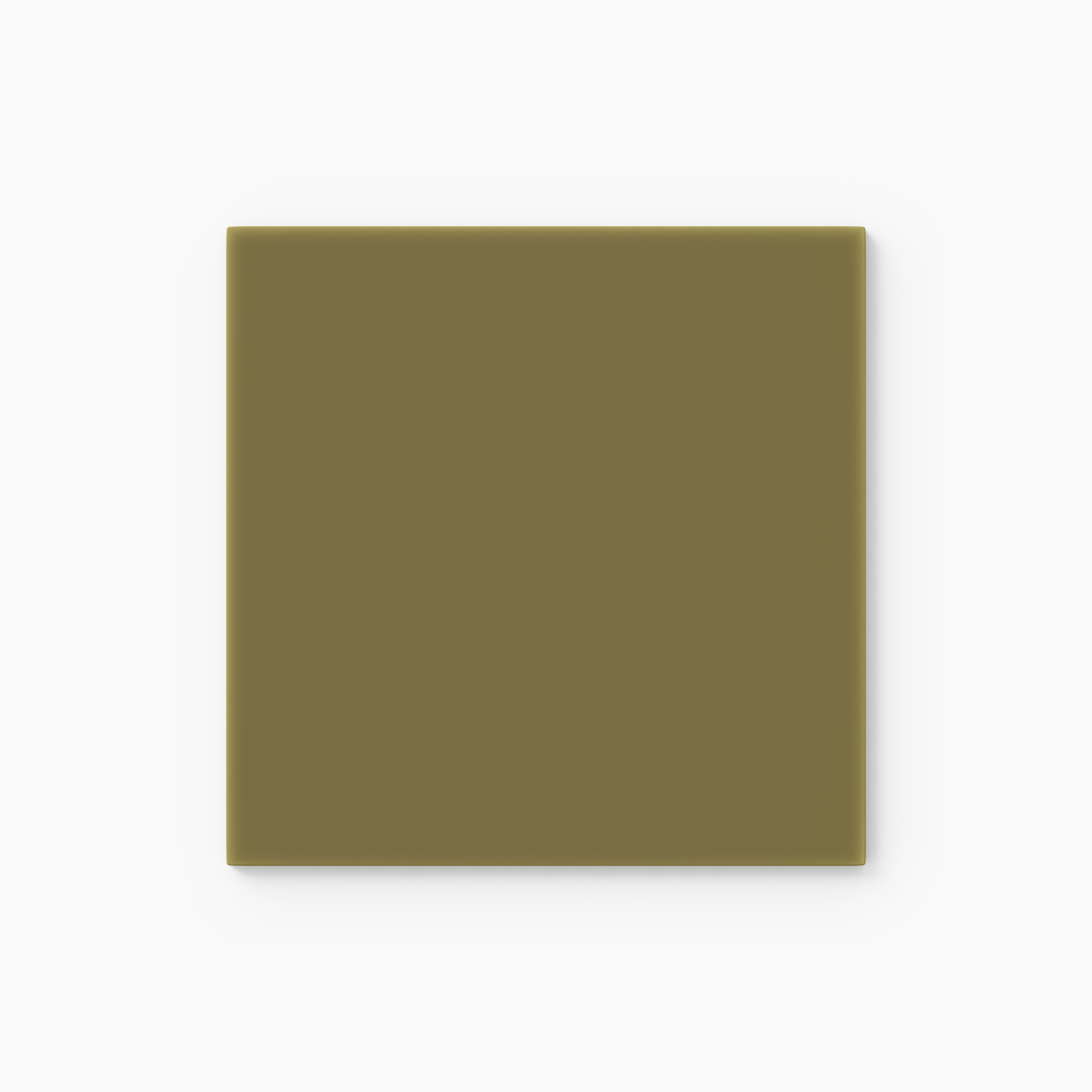 6x6 Natural Press Ceramic Tile in Sap Green Matte
