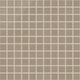 2x2 Straight Set Sheeted Natural Press Ceramic Mosaic Tile in Sawtooth Gloss
