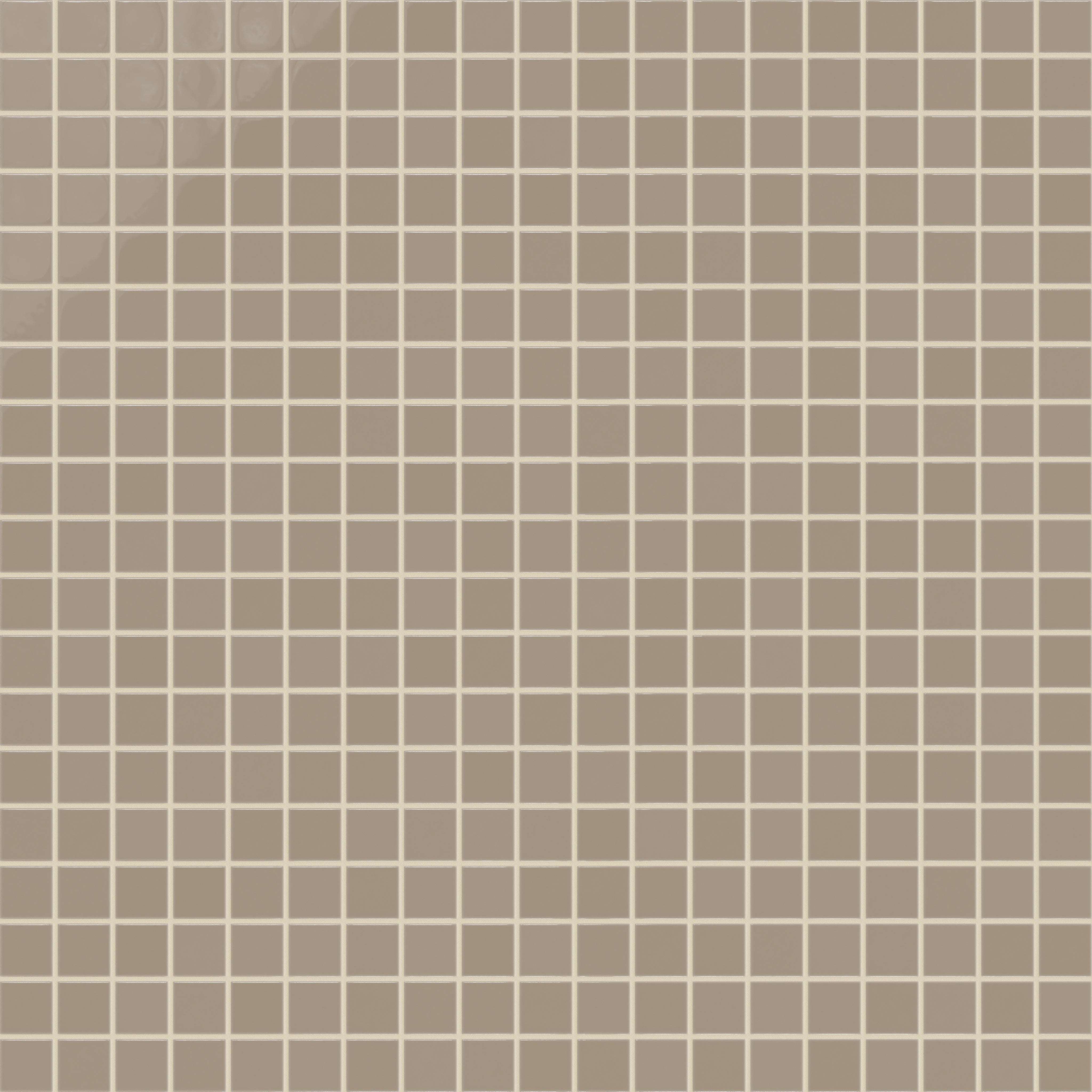 2x2 Straight Set Sheeted Natural Press Ceramic Mosaic Tile in Sawtooth Gloss