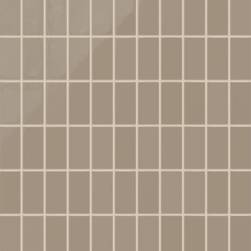 2x4 Straight Set Sheeted Natural Press Ceramic Mosaic Tile in Sawtooth Gloss