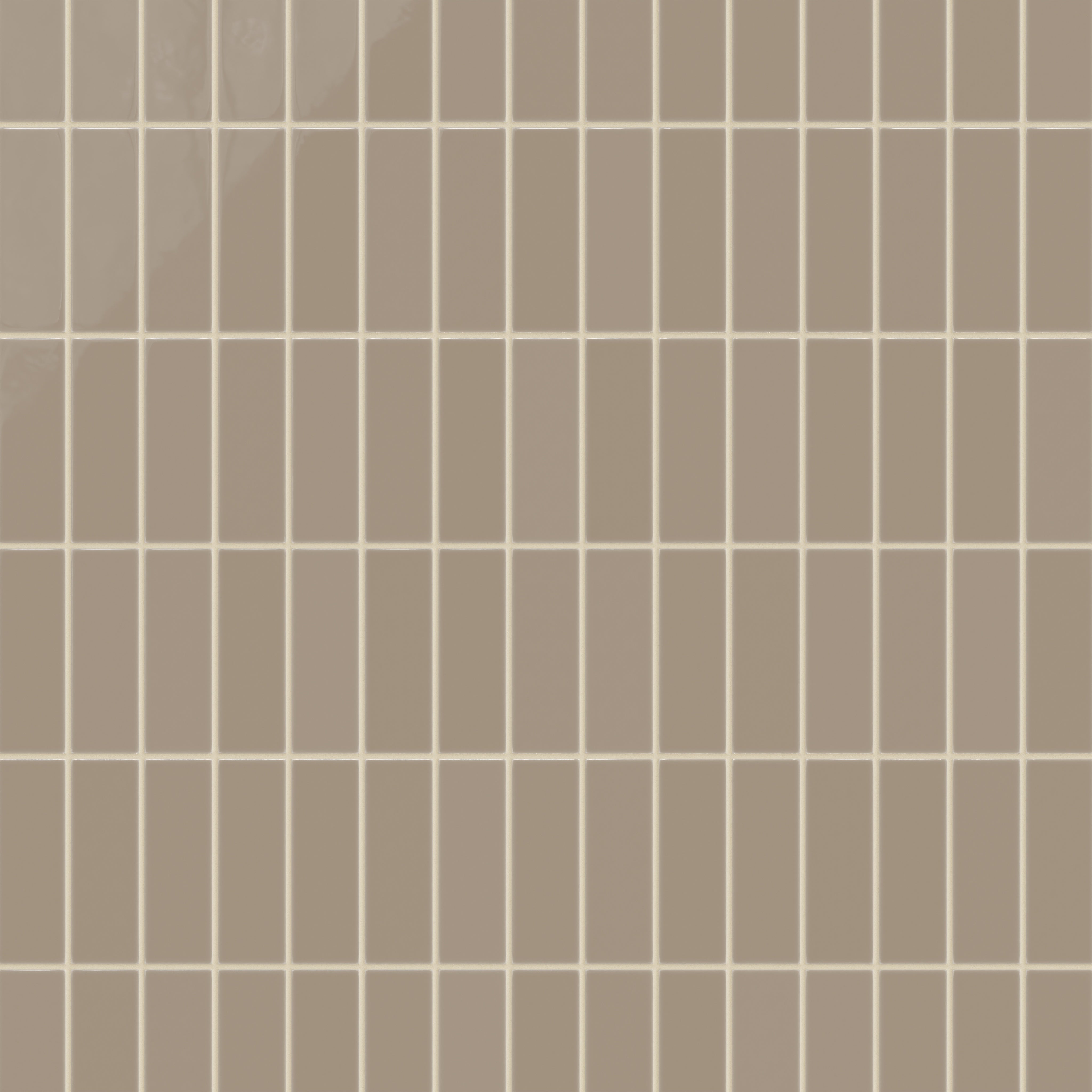 2x6 Natural Press Ceramic Tile in Sawtooth Gloss