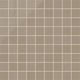 3x3 Straight Set Sheeted Natural Press Ceramic Mosaic Tile in Sawtooth Gloss