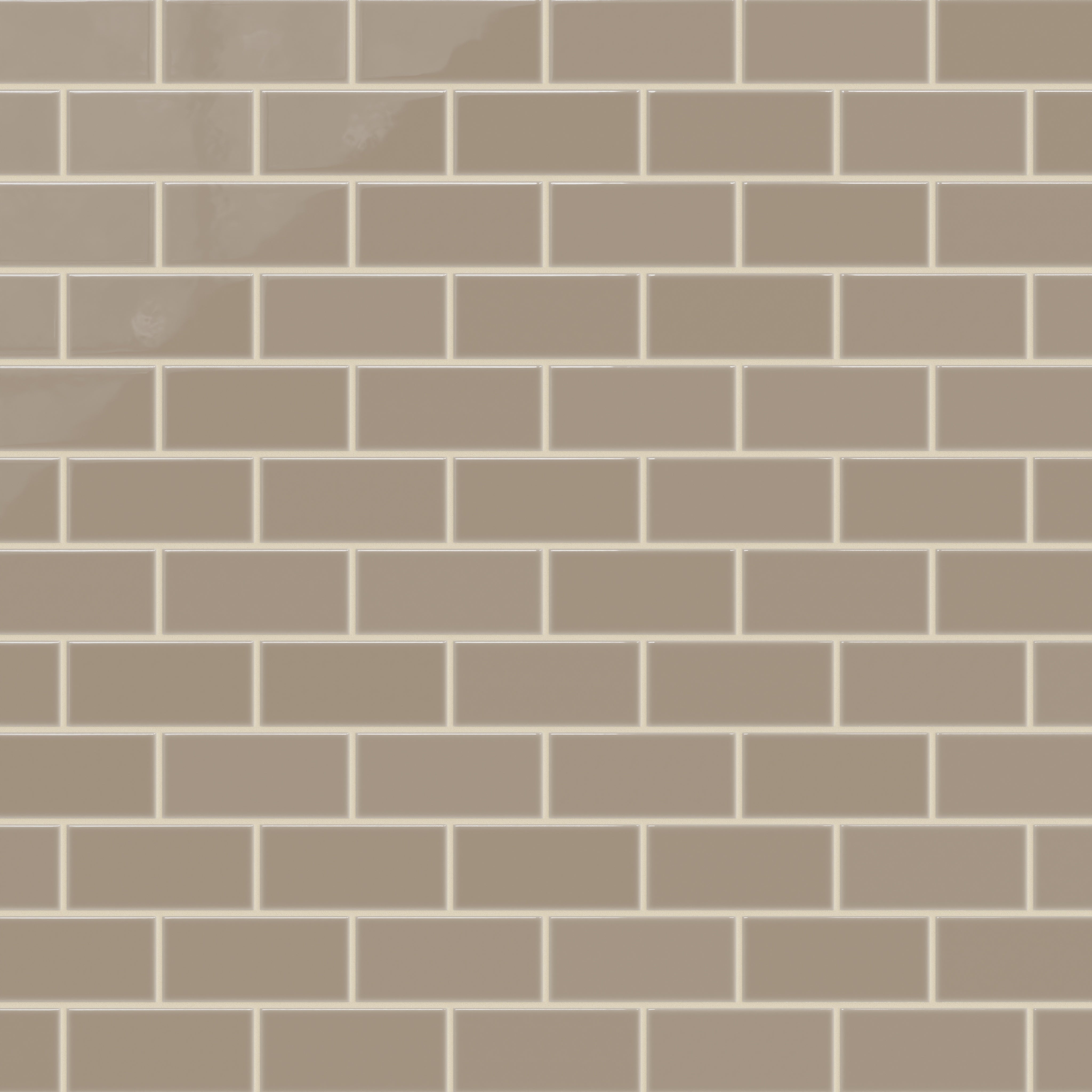 Sawtooth 3x6 Gloss Natural Press Ceramic Tile - Fireclay Tile