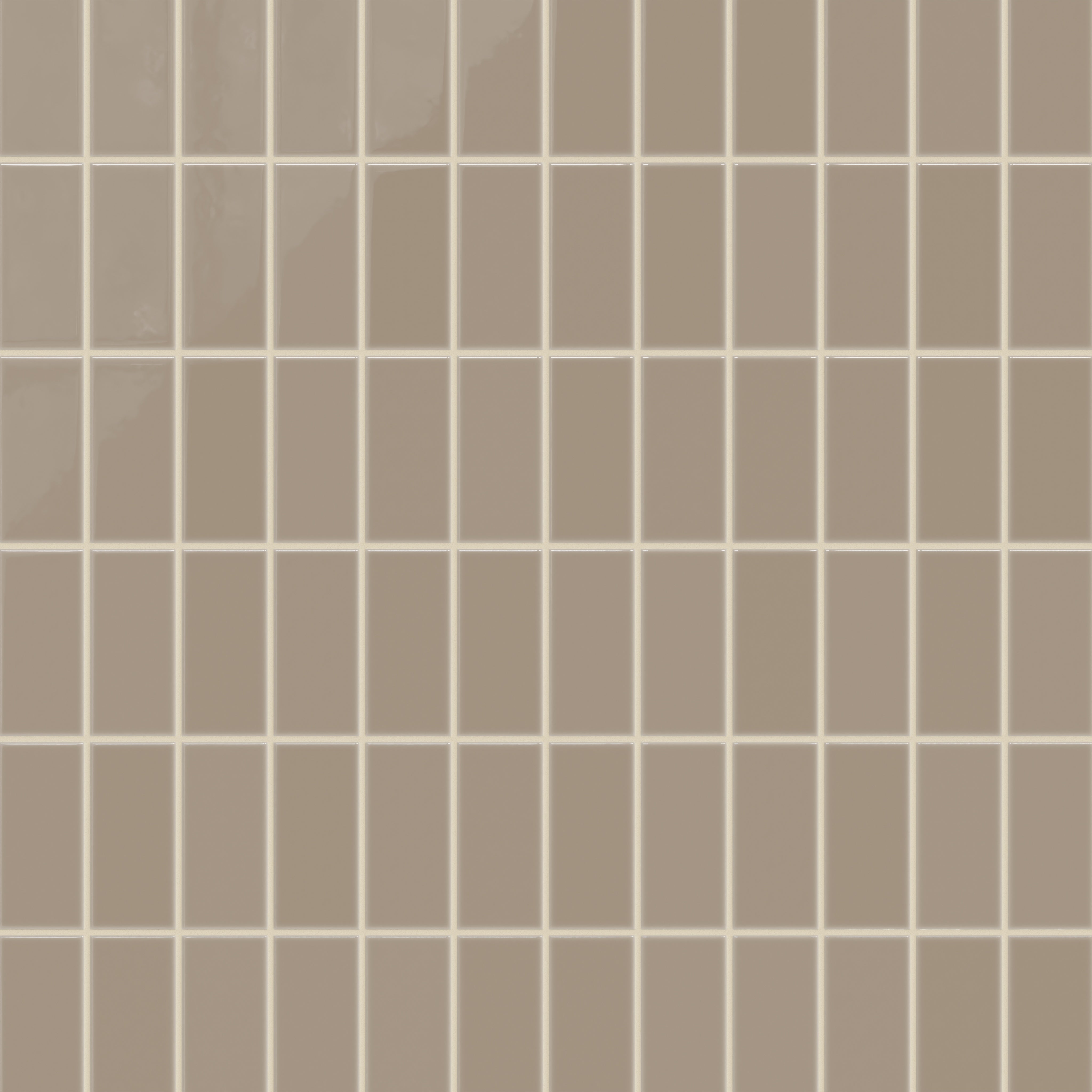 3x6 Natural Press Ceramic Tile in Sawtooth Gloss