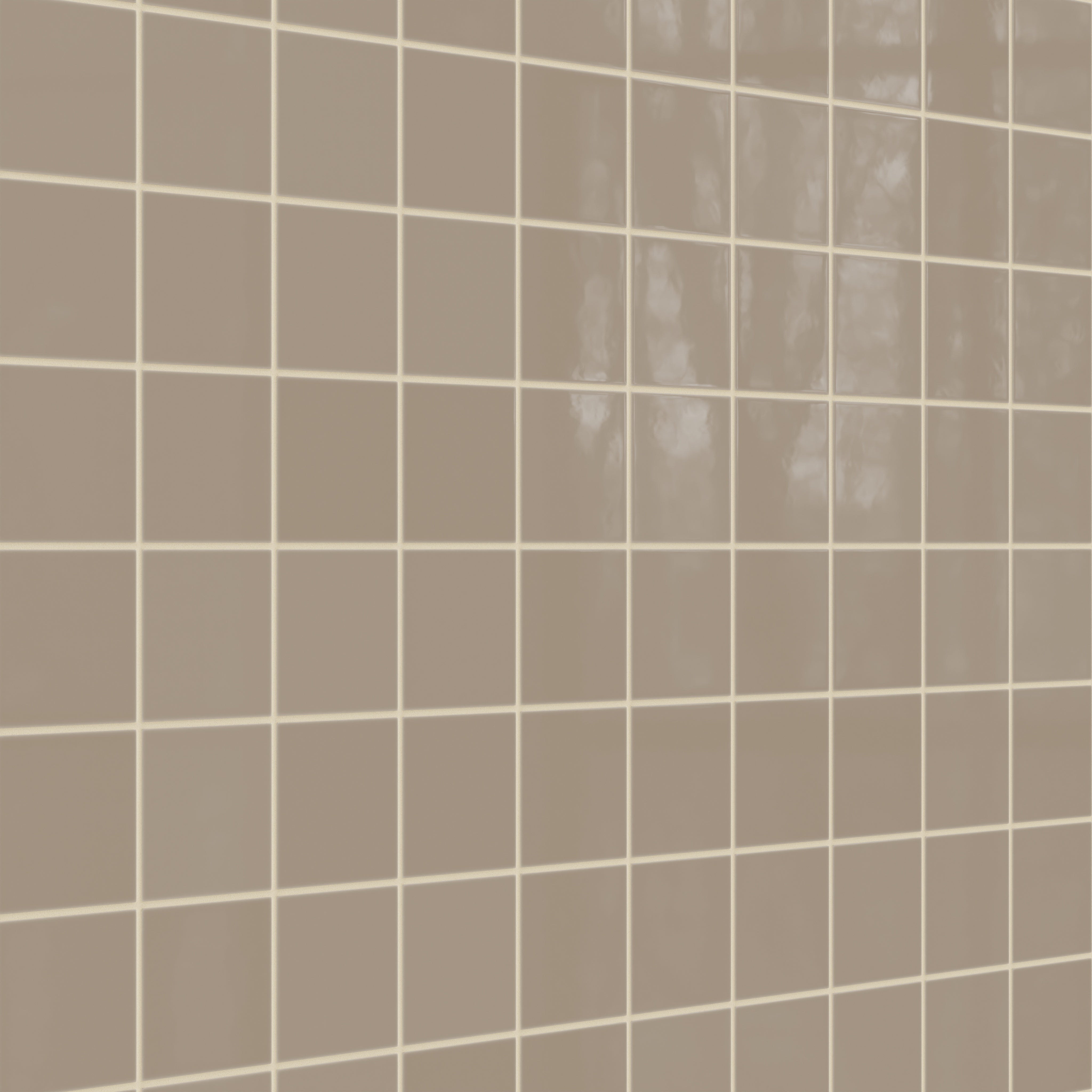 4x4 Natural Press Ceramic Tile in Sawtooth Gloss