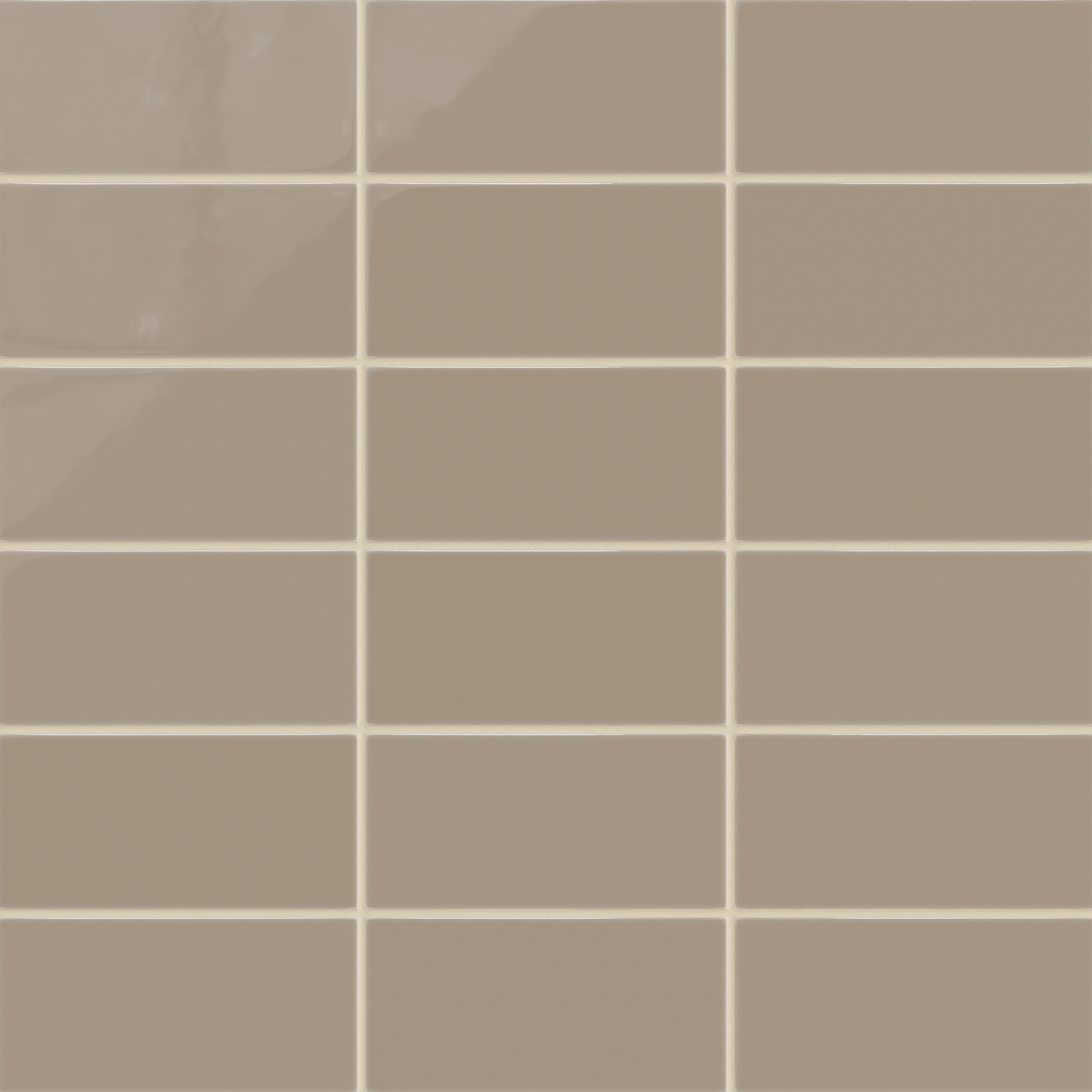 4x8 Natural Press Ceramic Tile in Sawtooth Gloss