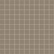 2x2 Straight Set Sheeted Natural Press Ceramic Mosaic Tile in Sawtooth Matte