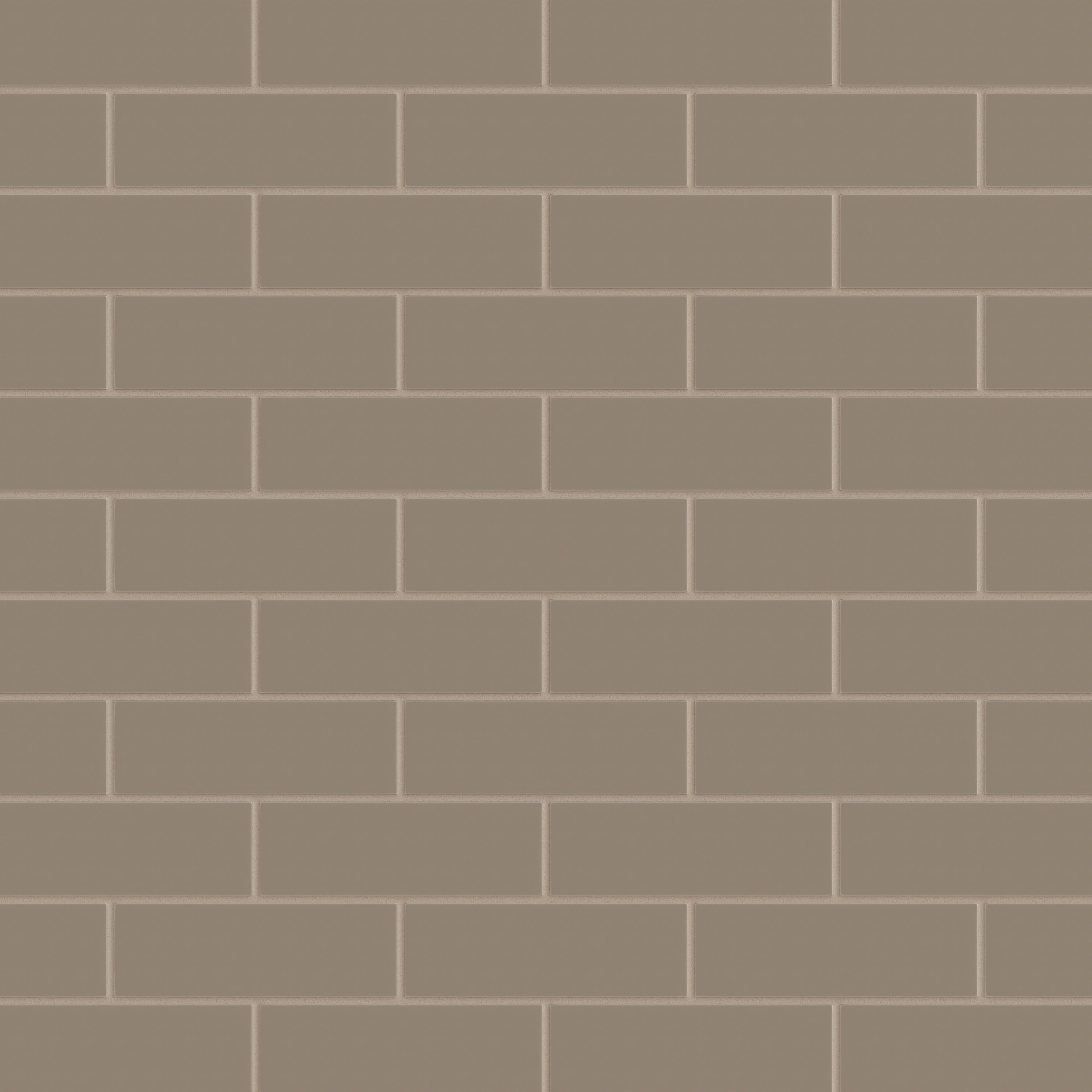 2x6 Natural Press Ceramic Tile in Sawtooth Matte