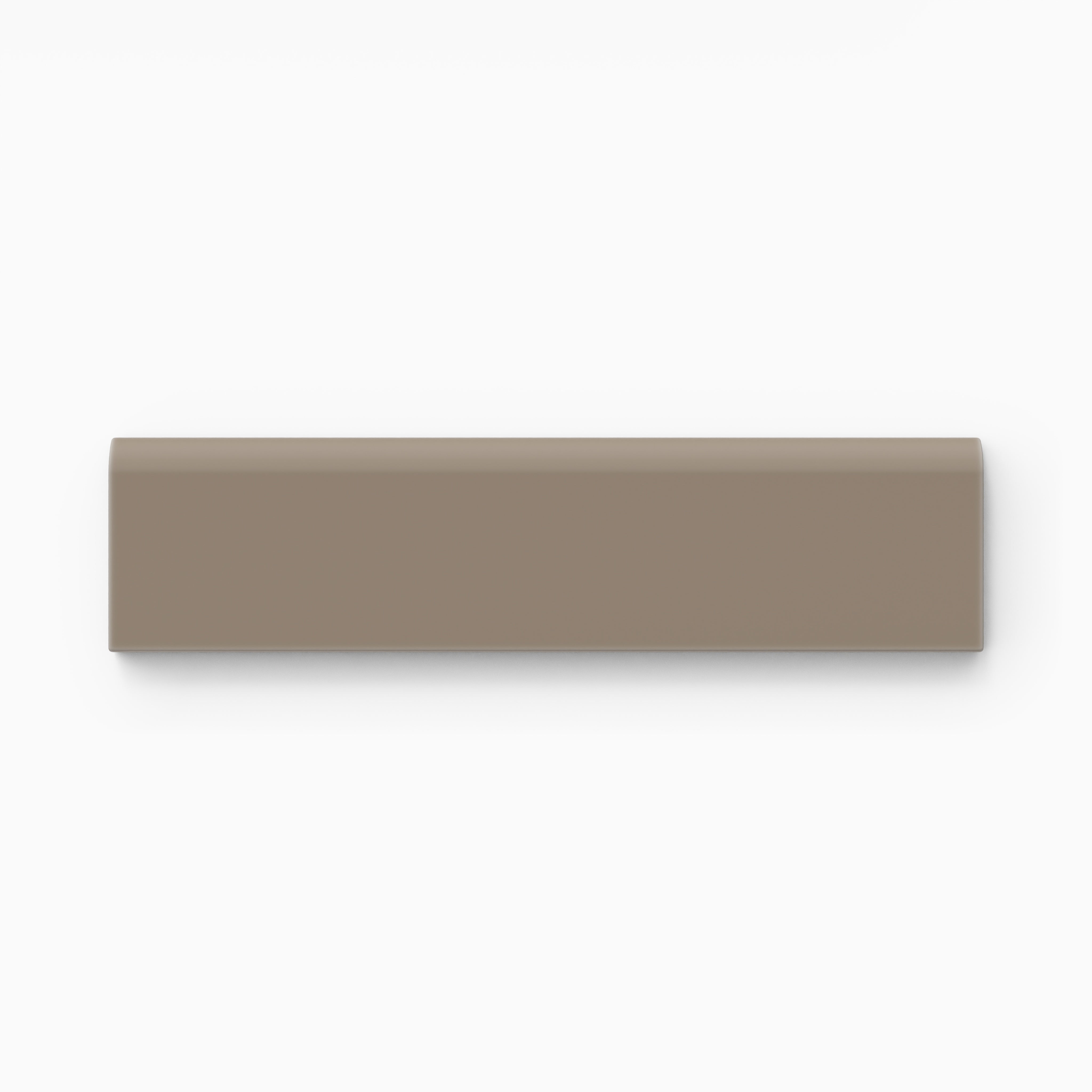 Quick Ship 2x8 Long Edge Bullnose Natural Press Trim in Sawtooth Matte