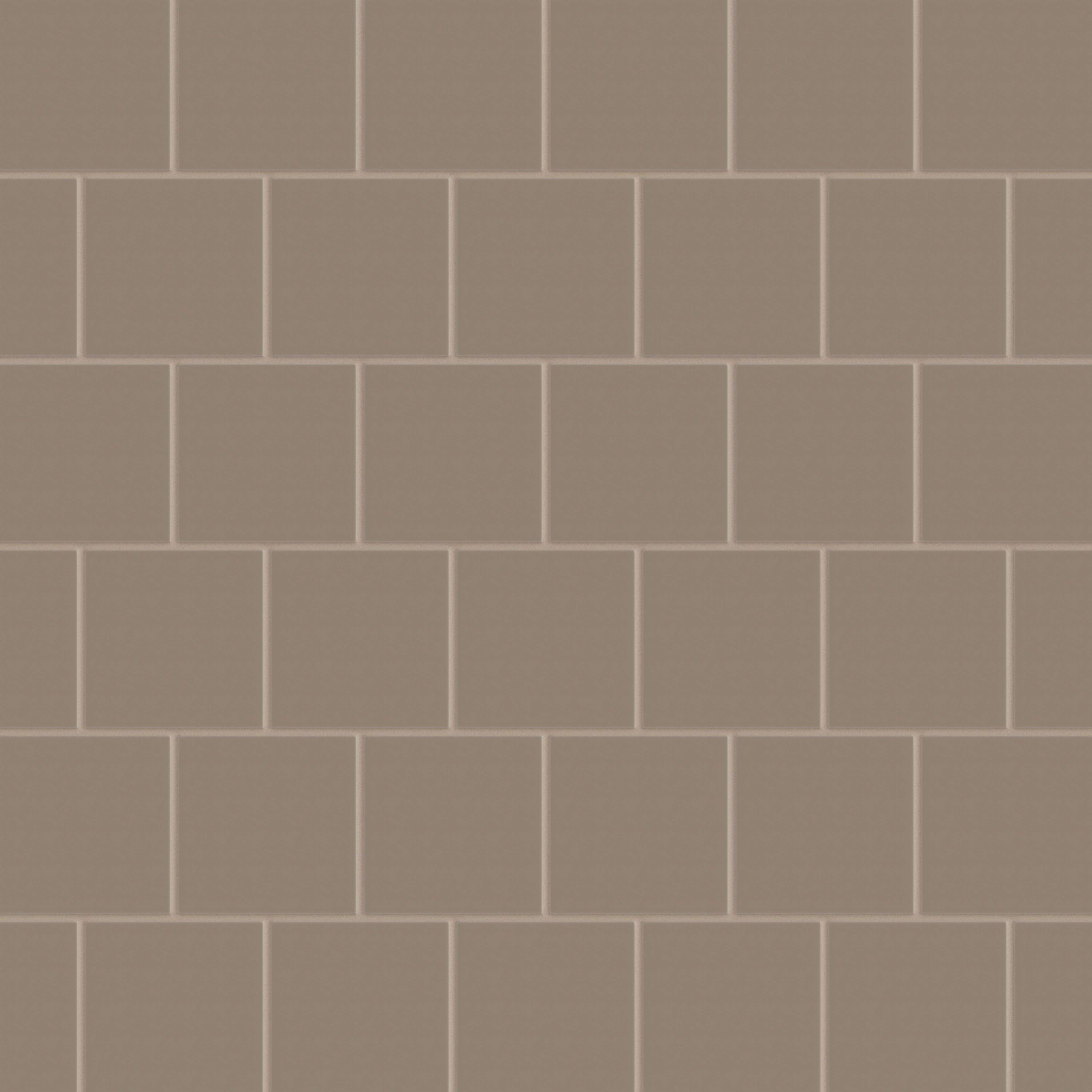 4x4 Natural Press Ceramic Tile in Sawtooth Matte