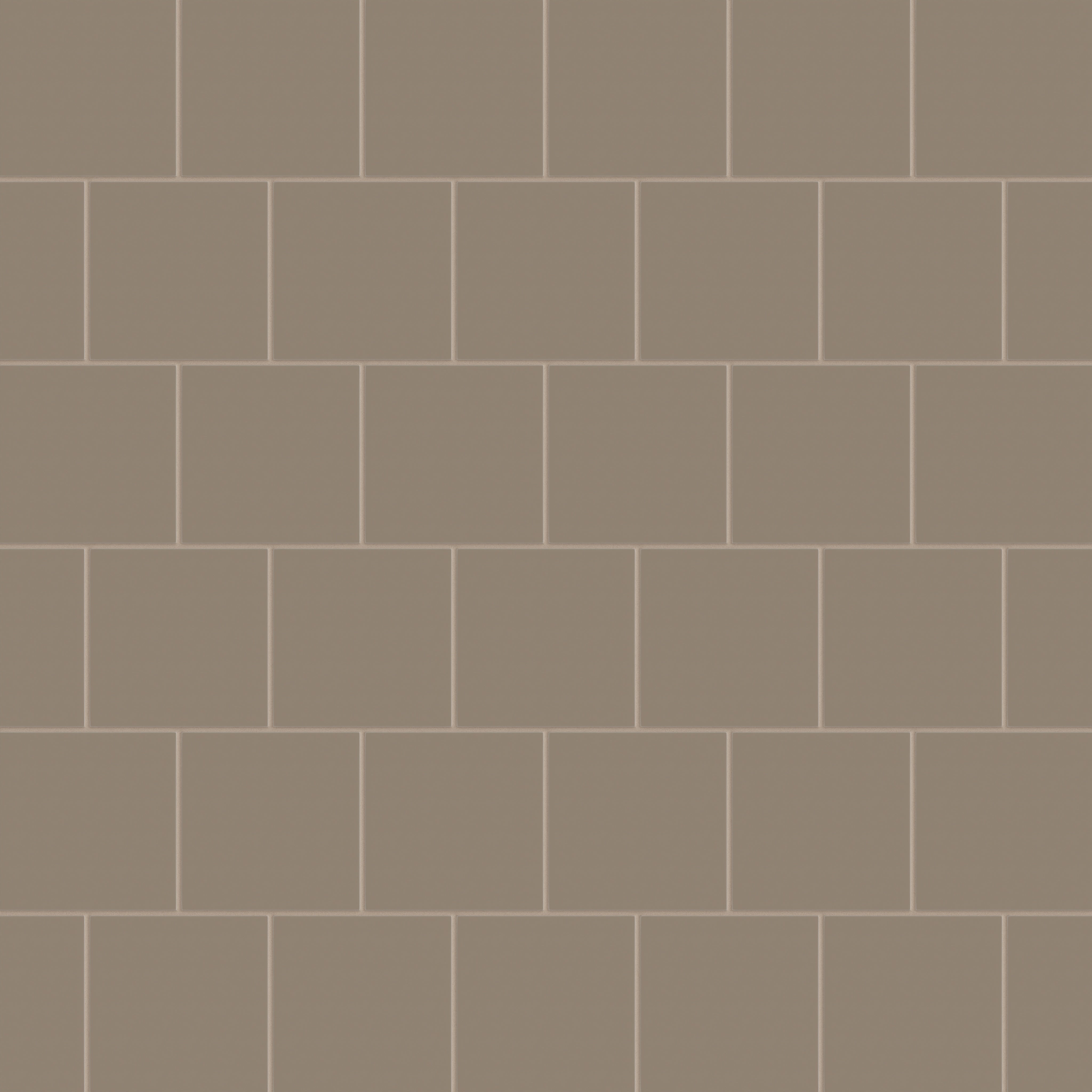 6x6 Natural Press Ceramic Tile in Sawtooth Matte