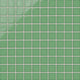 2x2 Straight Set Sheeted Original Ceramic Mosaic Tile in Sea Green Gloss