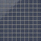 2x2 Straight Set Sheeted Original Ceramic Mosaic Tile in Slate Blue Gloss