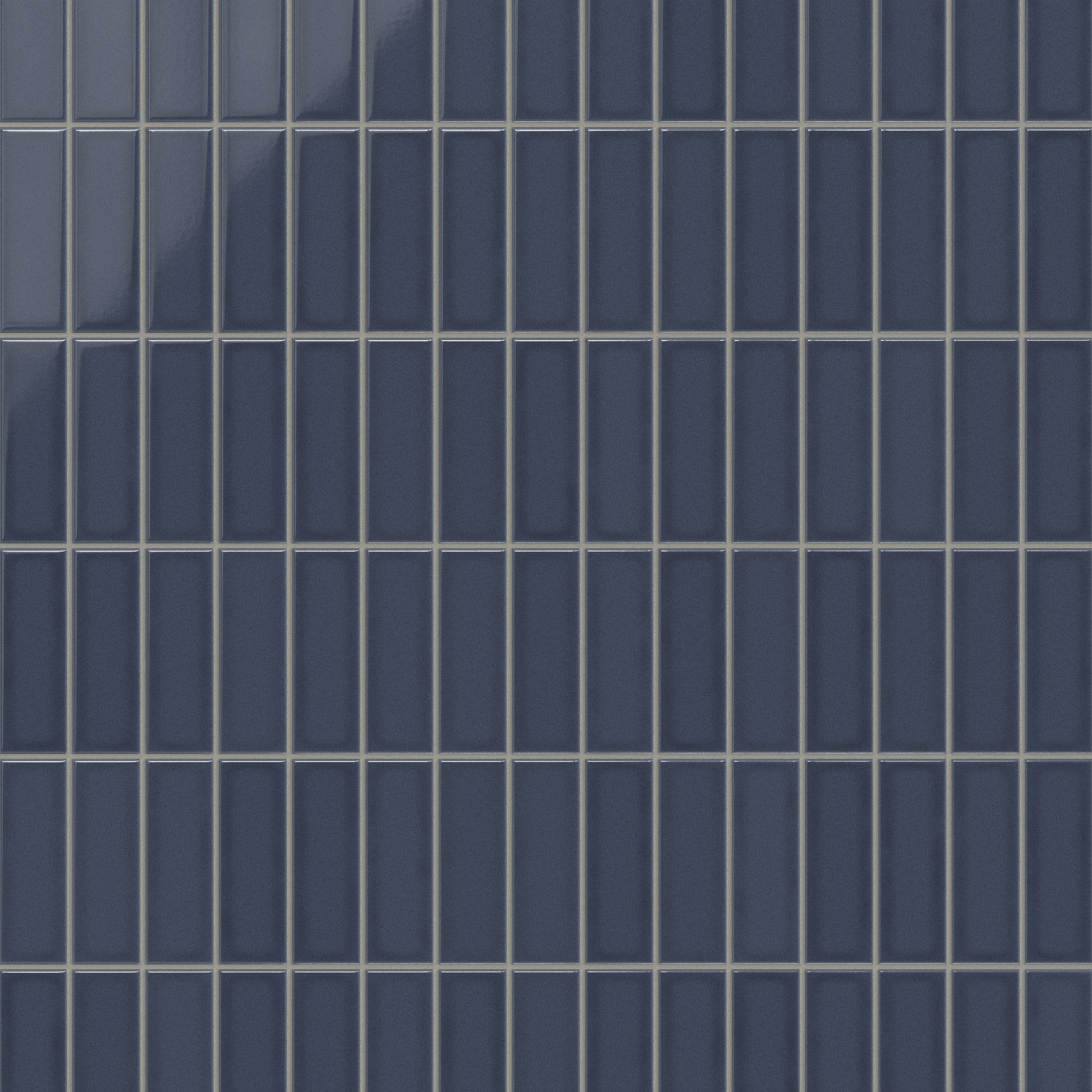 2x6 Original Ceramic Tile in Slate Blue Gloss