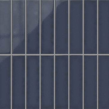 3x12 Original Ceramic Tile in Slate Blue Gloss