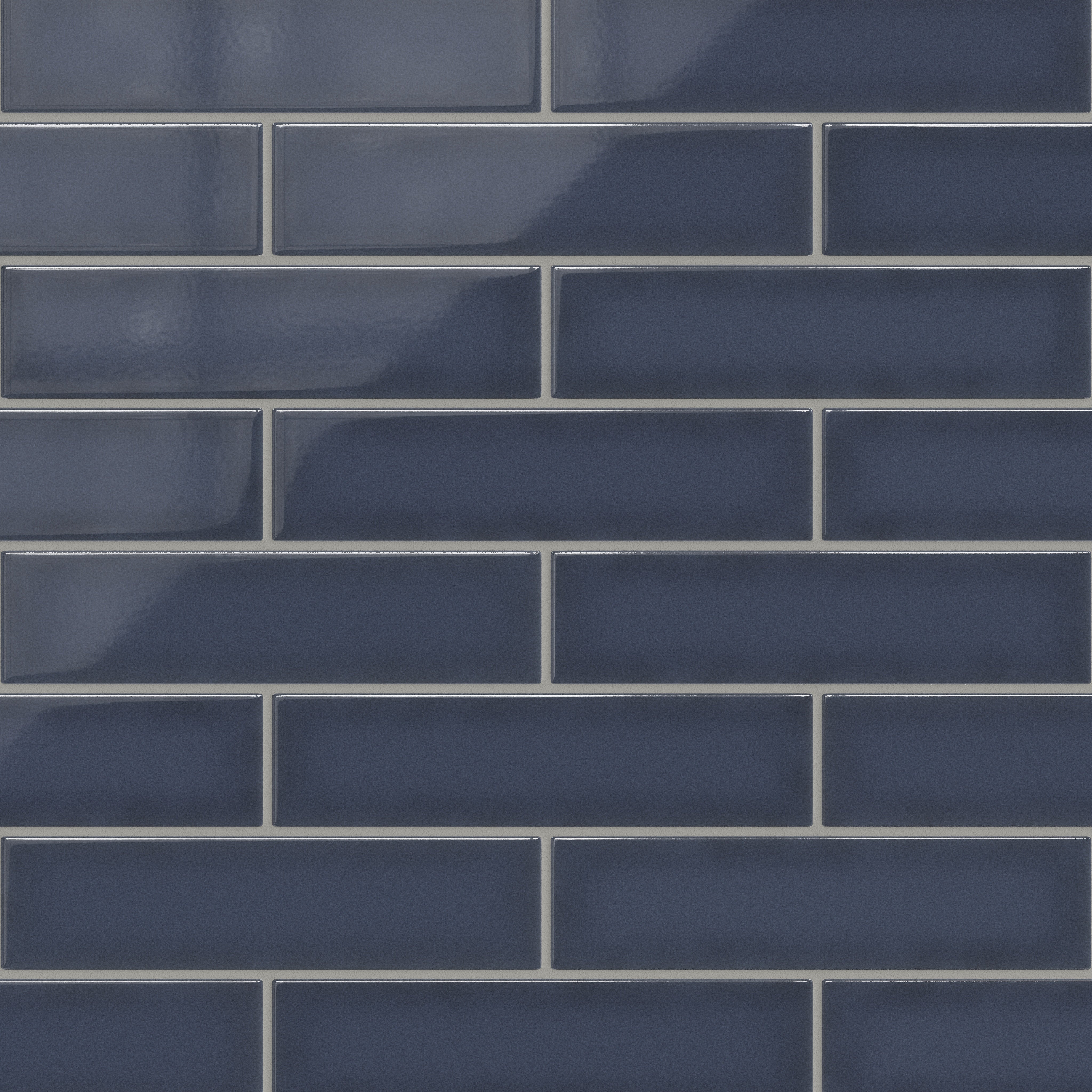 3x12 Original Ceramic Tile in Slate Blue Gloss