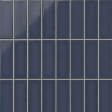 3x9 Original Ceramic Tile in Slate Blue Gloss