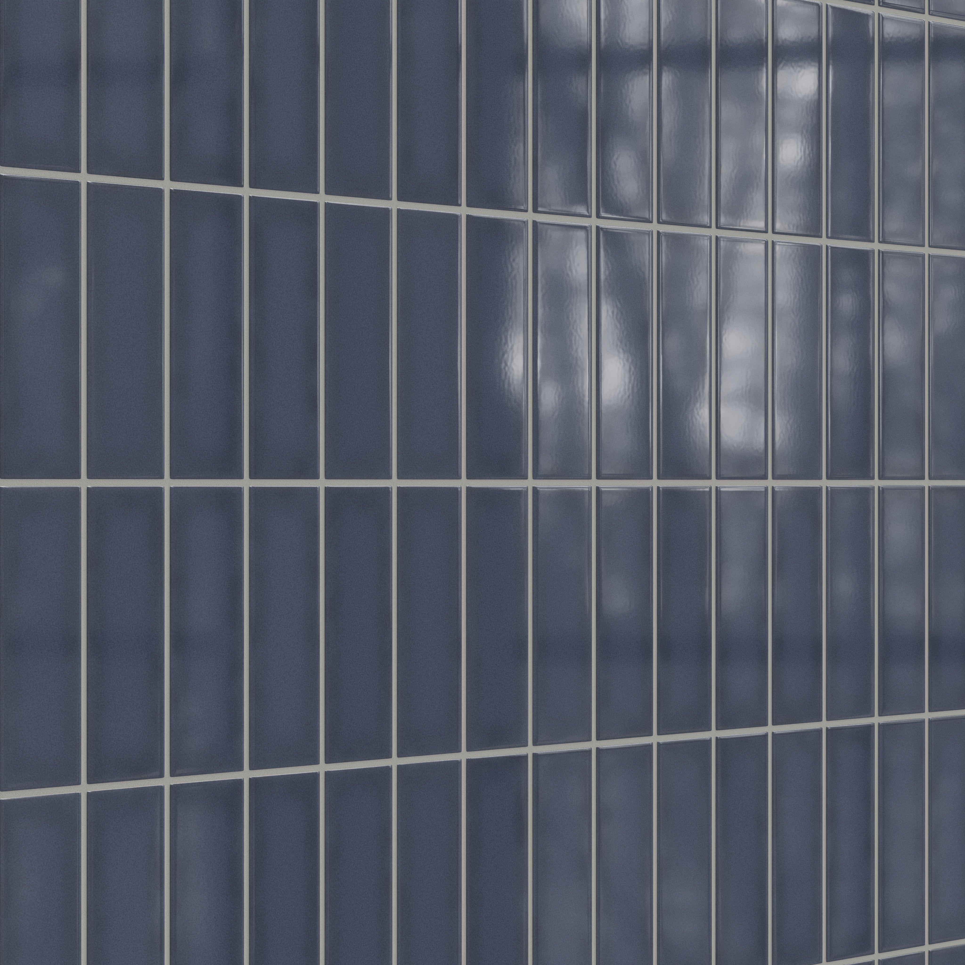 3x9 Original Ceramic Tile in Slate Blue Gloss