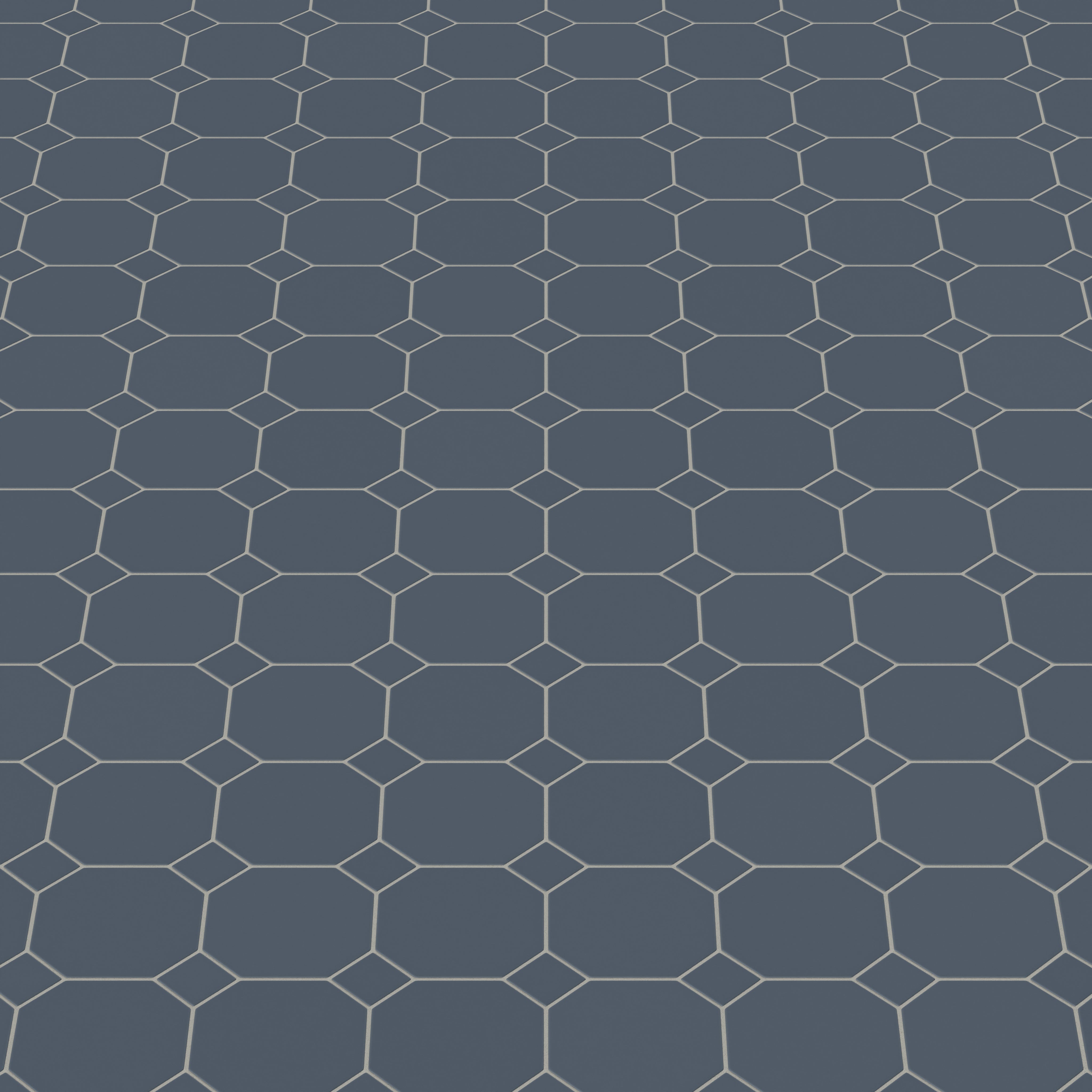 Gramercy Original Ceramic Tile in Slate Blue Matte