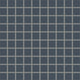 2x2 Straight Set Sheeted Original Ceramic Mosaic Tile in Slate Blue Matte