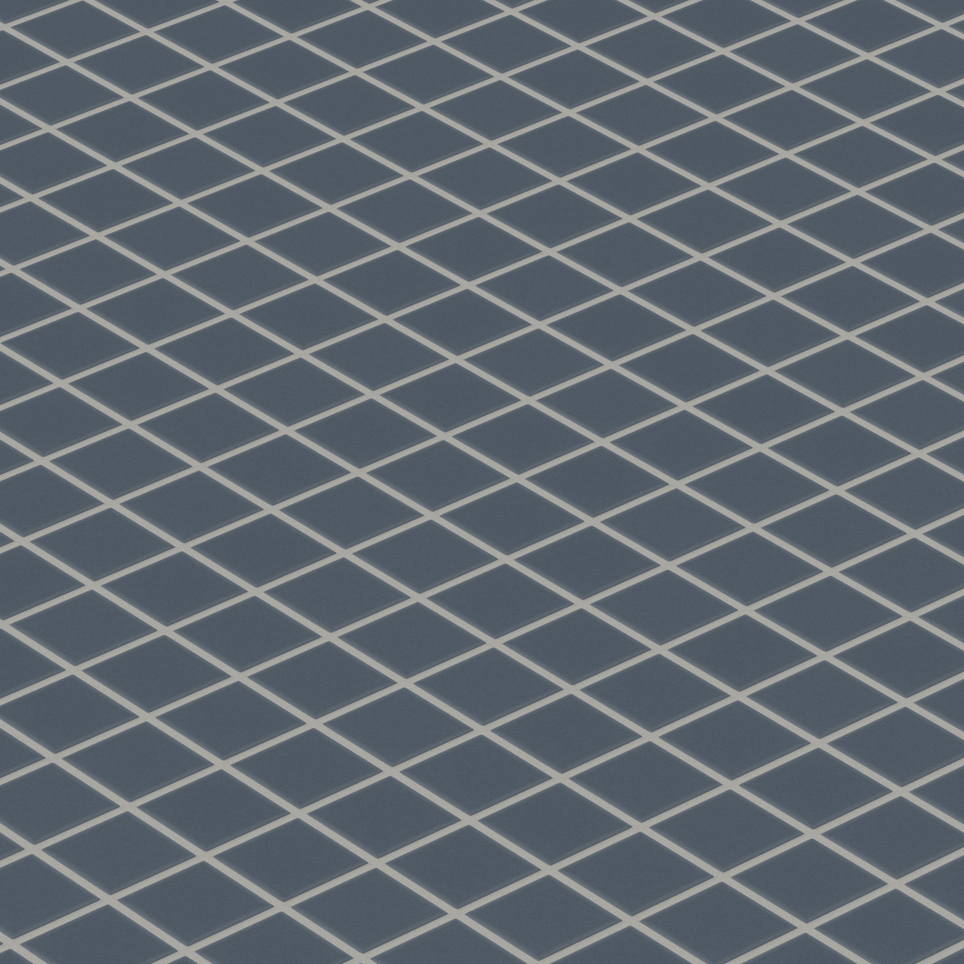 2x2 Straight Set Sheeted Original Ceramic Mosaic Tile in Slate Blue Matte