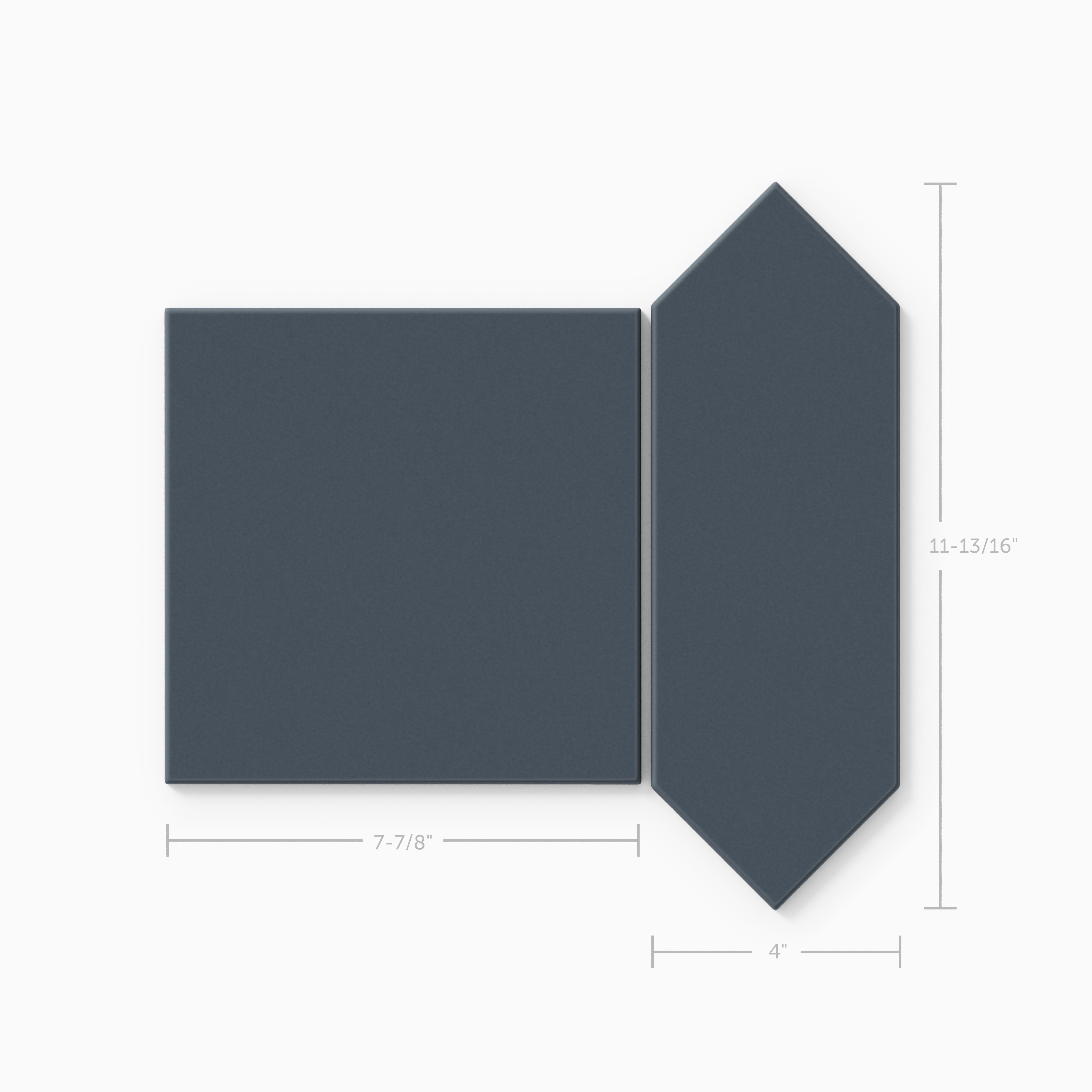 Atrium Original Ceramic Tile in Slate Blue Matte