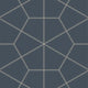 Hexite Original Ceramic Tile in Slate Blue Matte