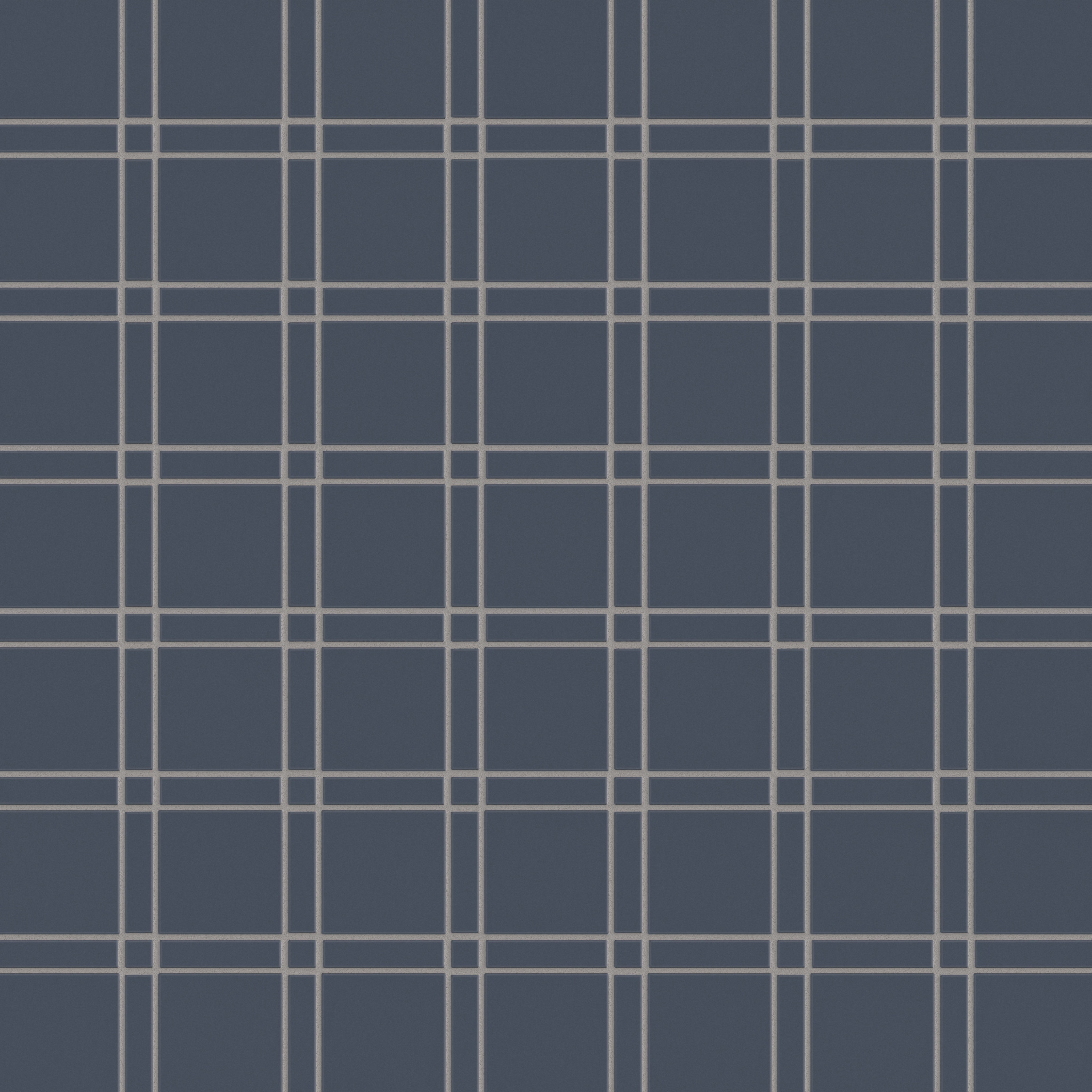 Lattice Sheeted Original Ceramic Tile in Slate Blue Matte