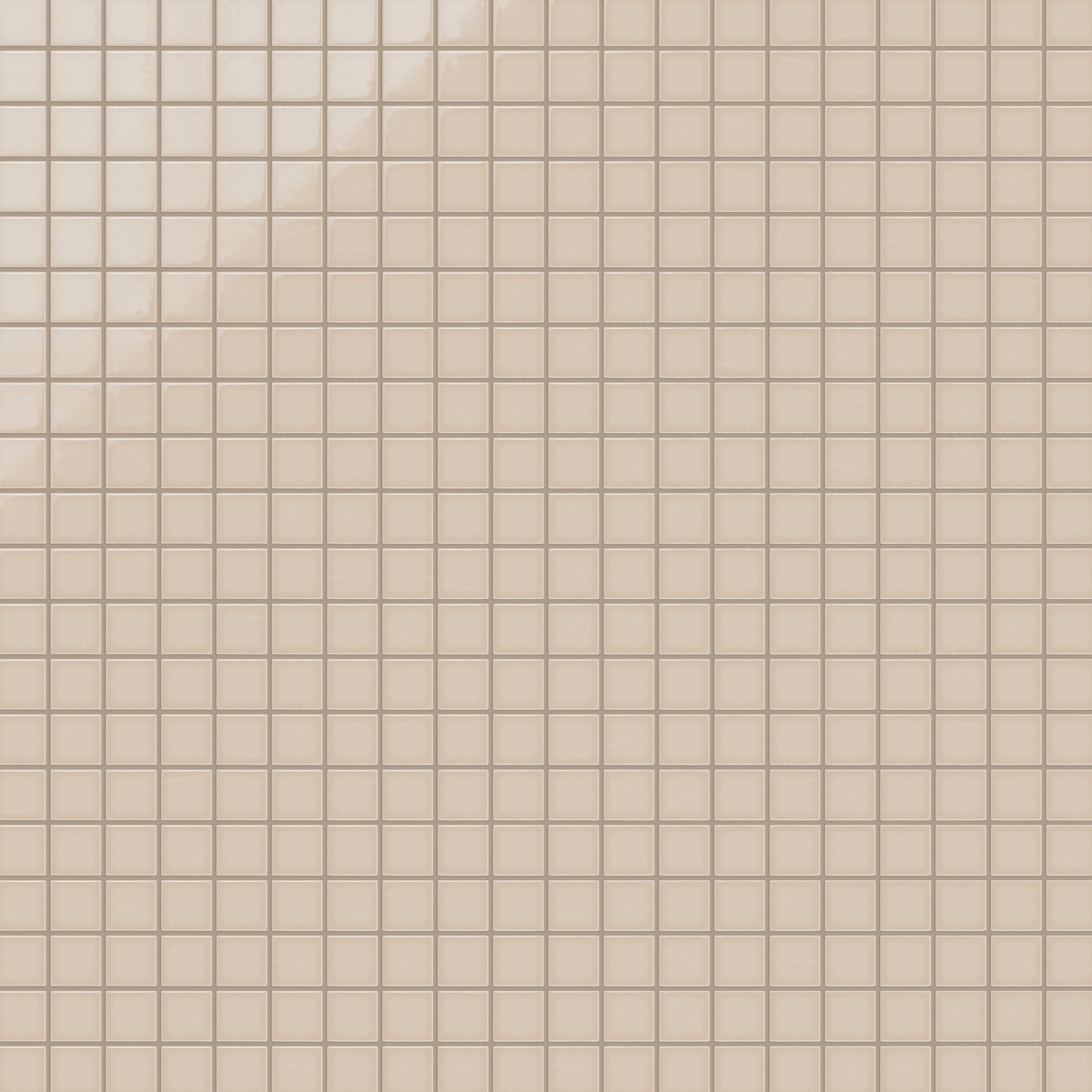 2x2 Straight Set Sheeted Original Ceramic Mosaic Tile in Sweet Pea Gloss