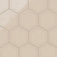 8" Hexagon Original Ceramic Tile in Sweet Pea Gloss