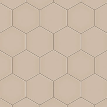 6" Hexagon Original Ceramic Tile in Sweet Pea Matte