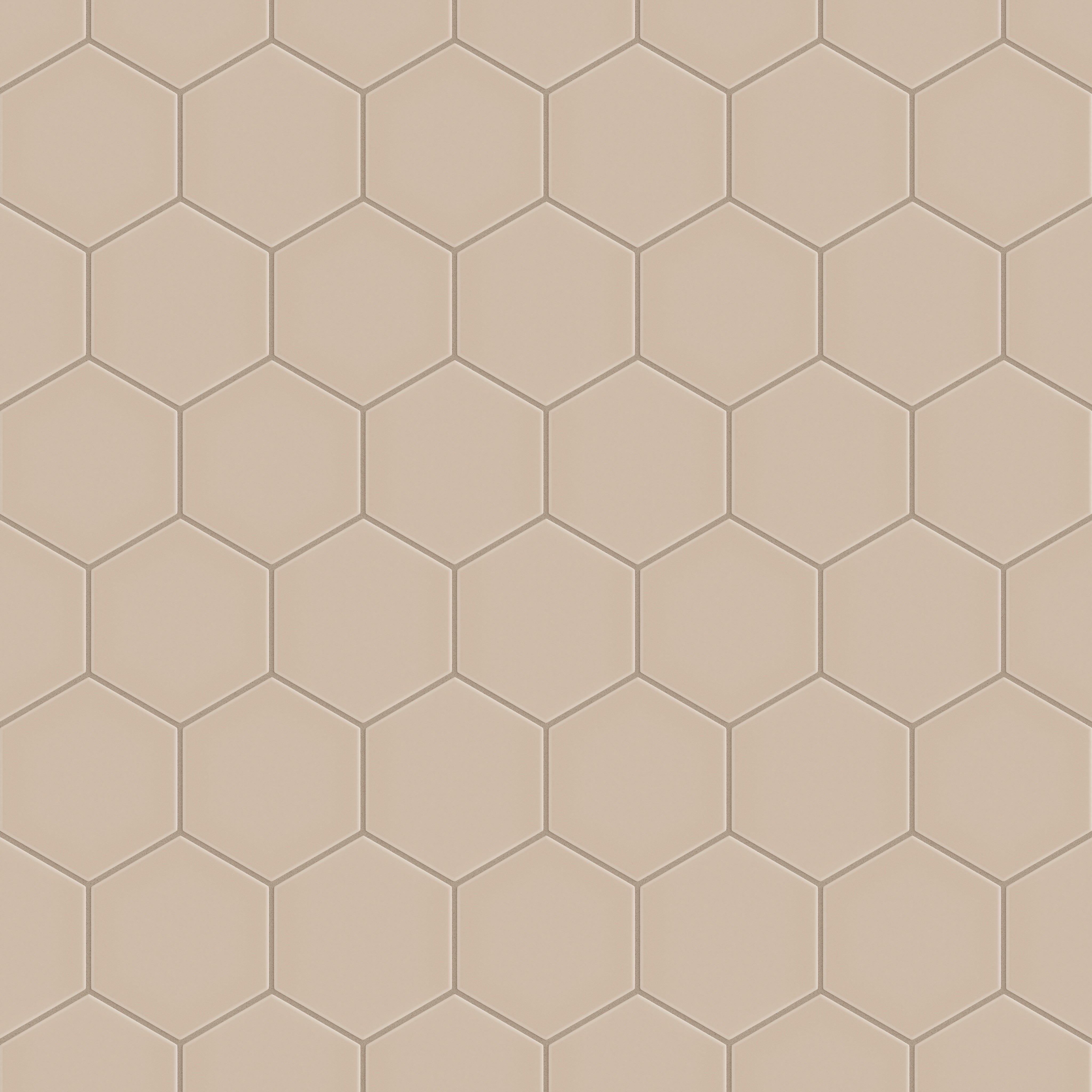 6" Hexagon Original Ceramic Tile in Sweet Pea Matte